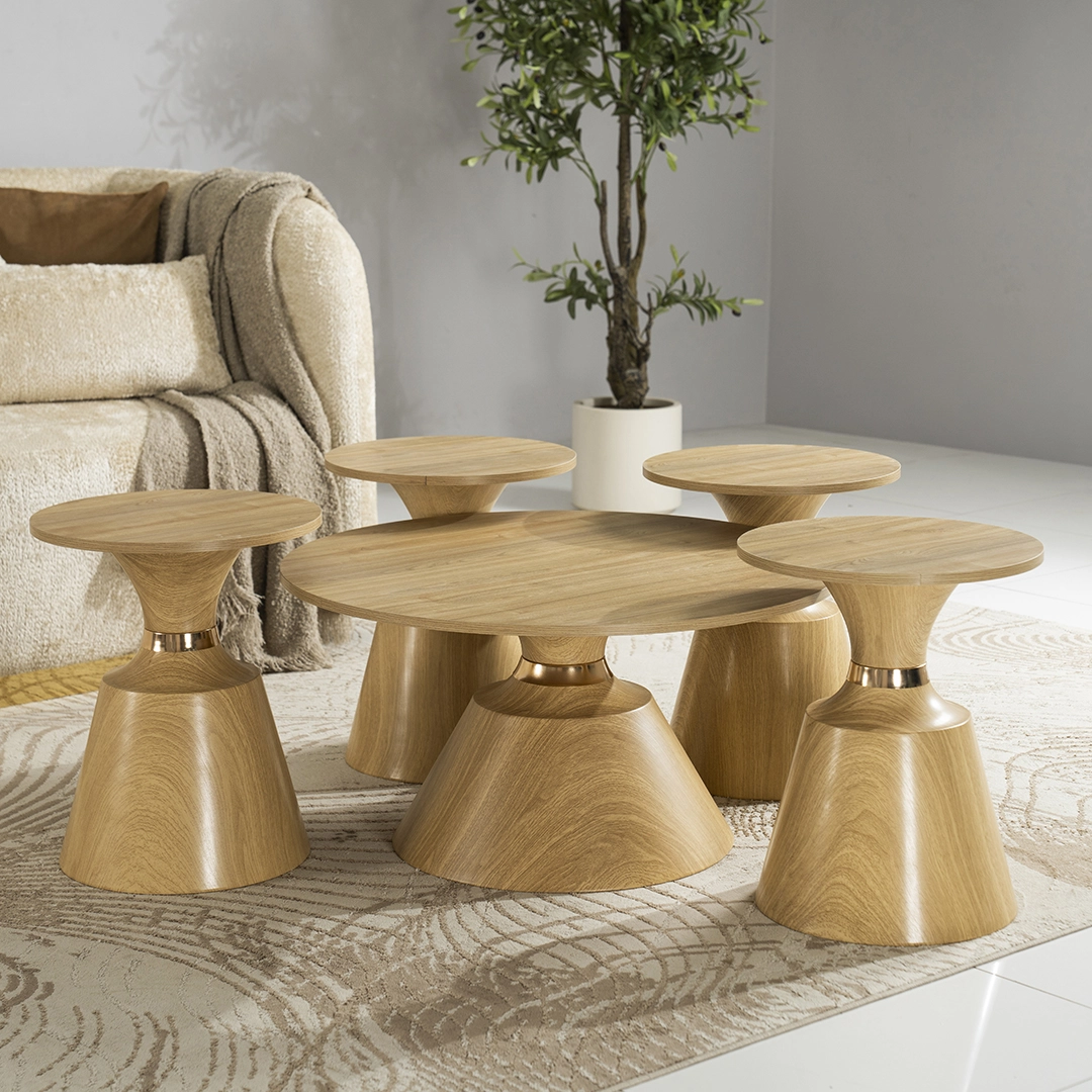 Bartin 1+4 Coffee Table Set - Image 5