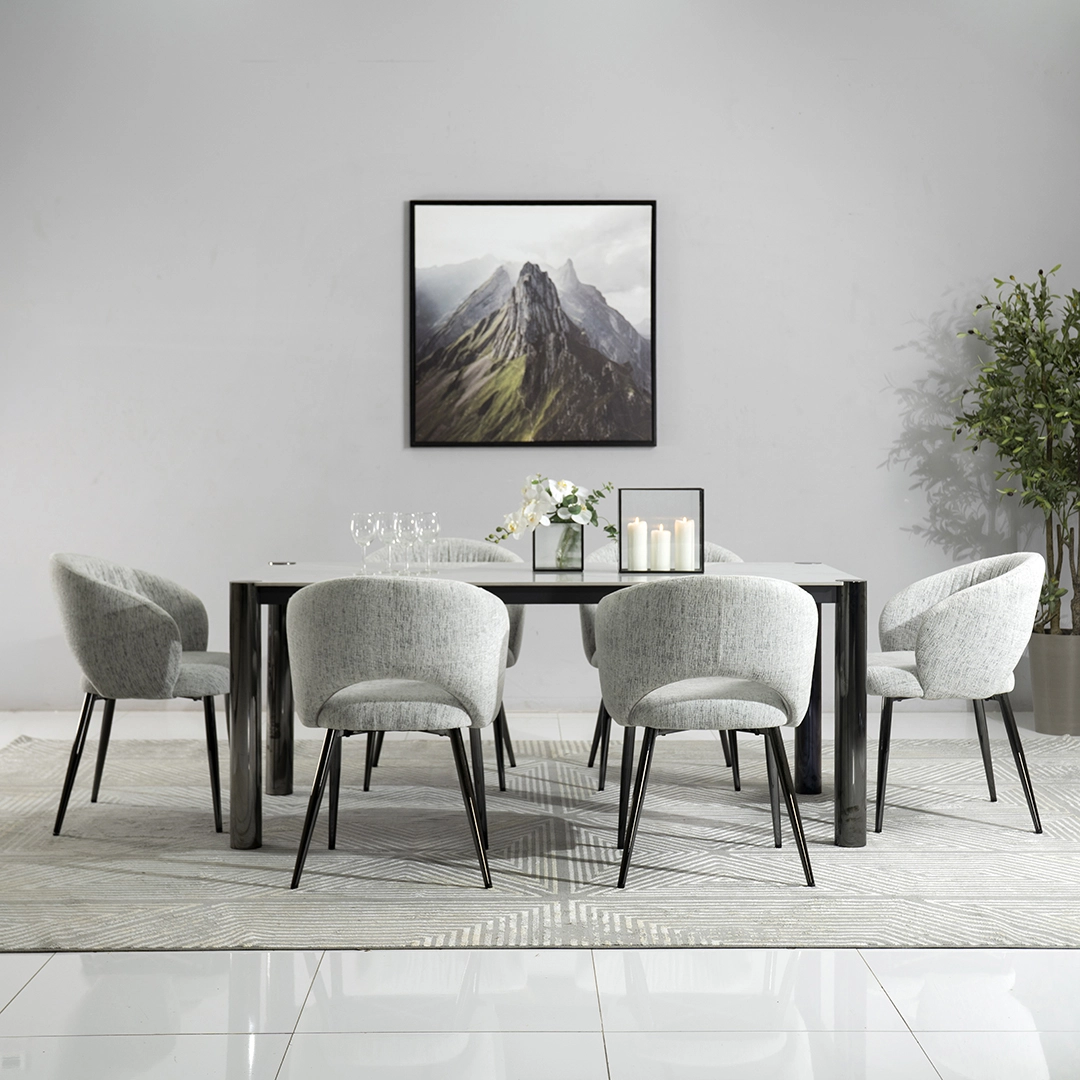 Spindle 6-Seater Dining Set - Image 4