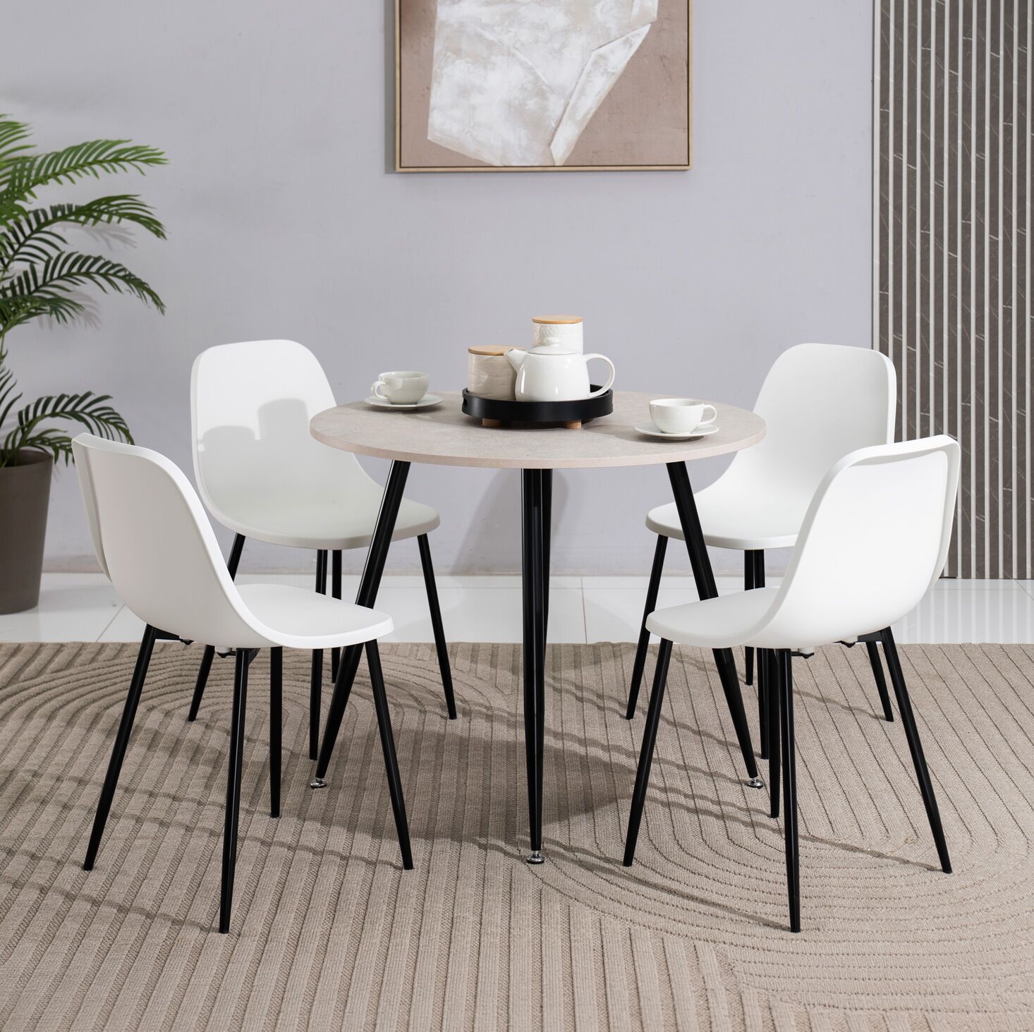 Irie 4-Seater Dining Set - Image 4