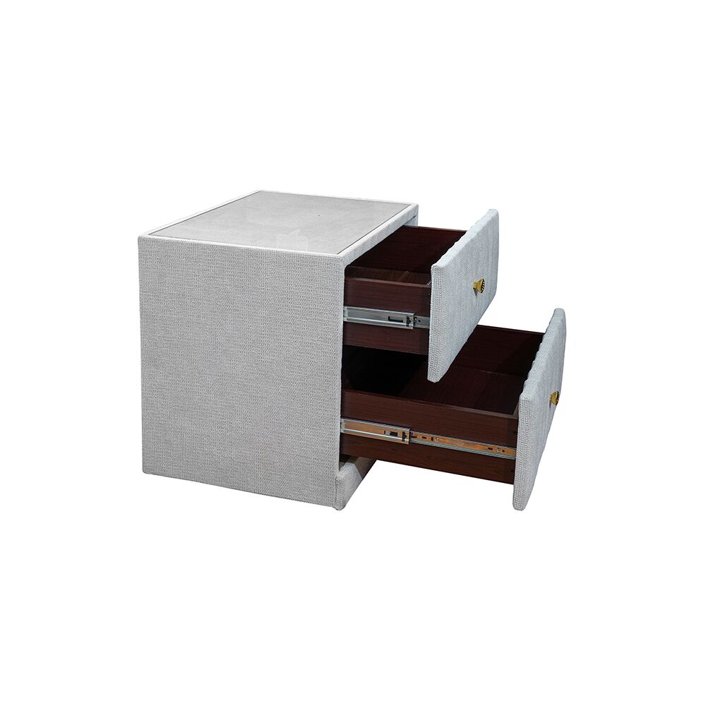 Fenix Side Table With Glass Top - Image 5
