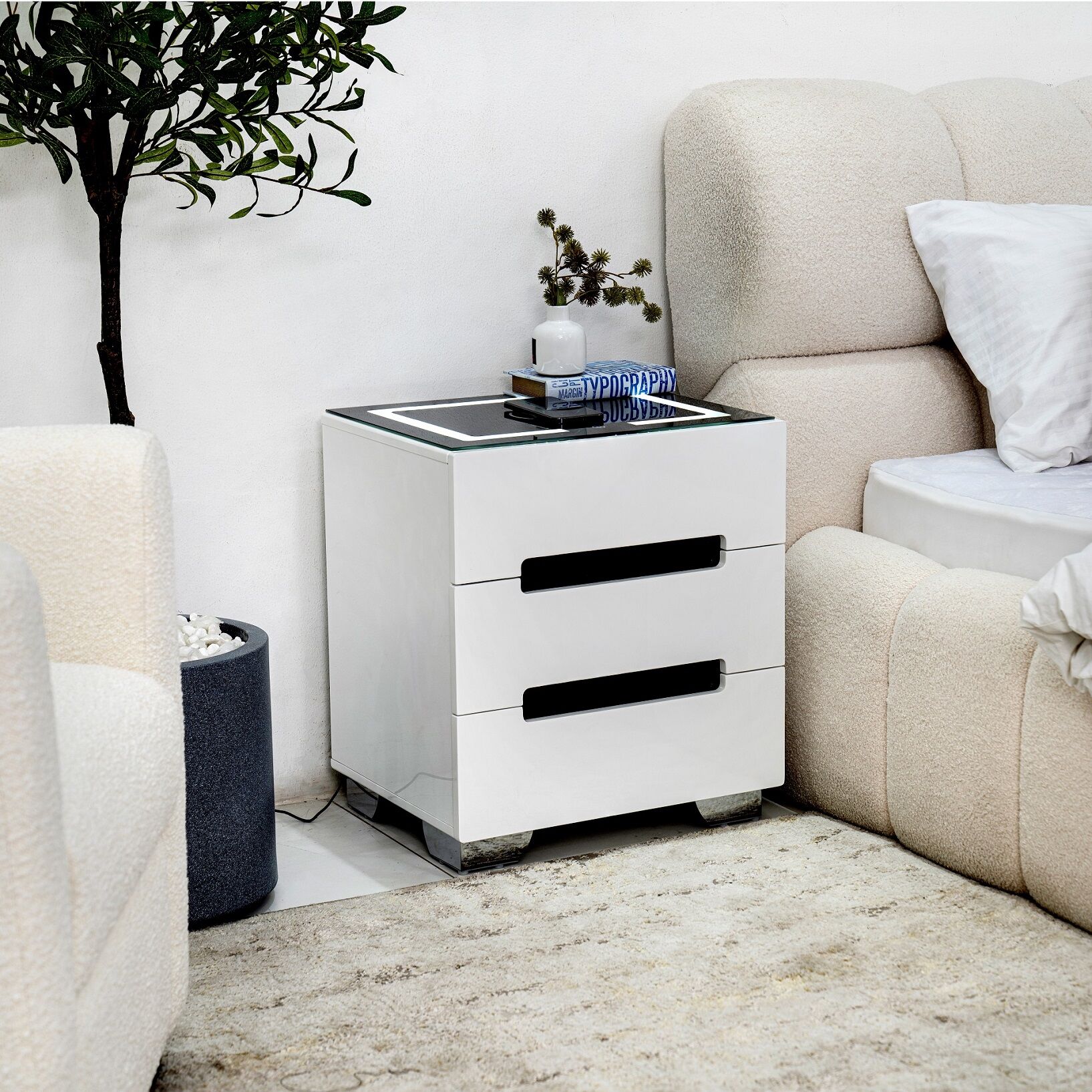 Abbey-Smart Night Stand - Image 11