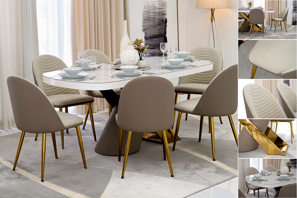 Malcolm 6-Seater Dining Set - Image 14