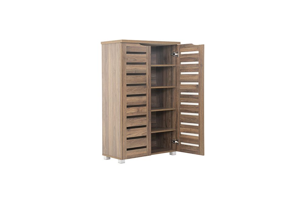 Mia Shoe Cabinet-Dark Oak - Image 4