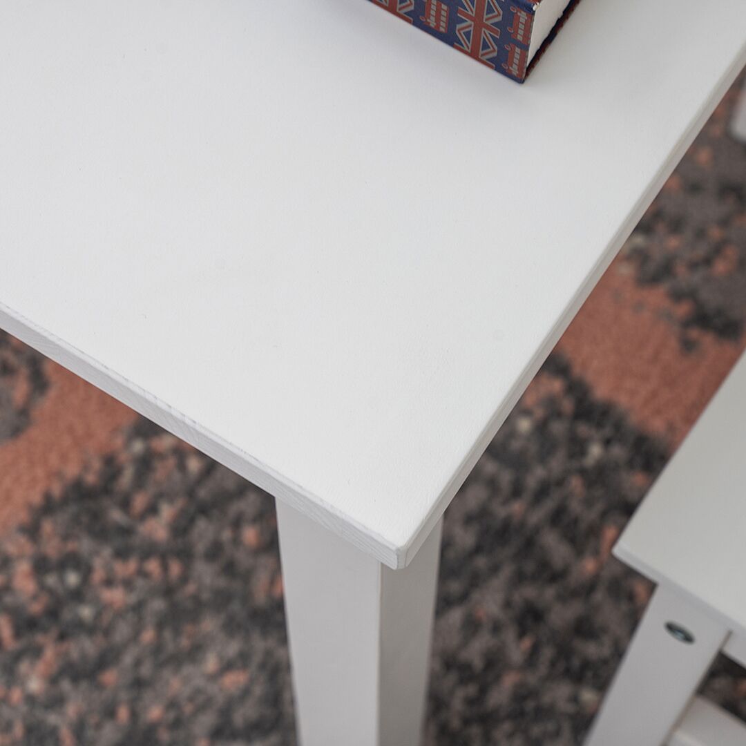 Kids Study Desk Set-White - Image 9