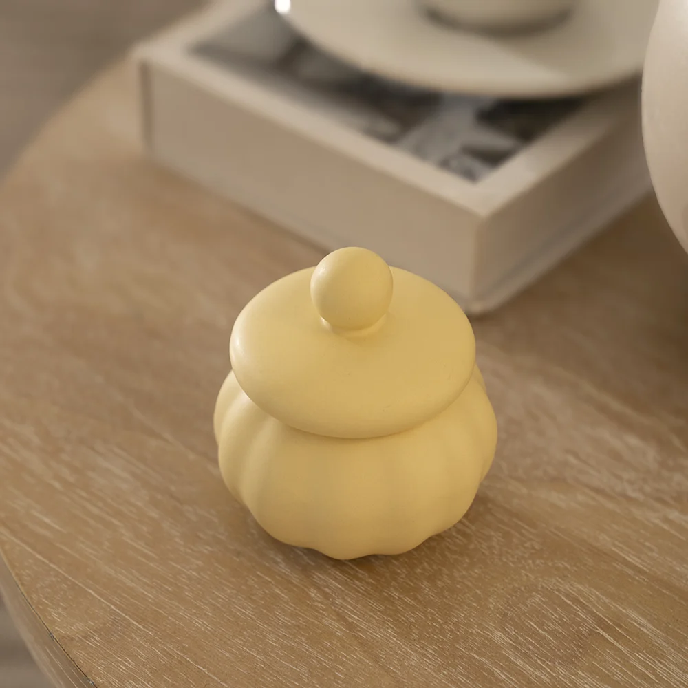 Quinn ceramic deco jar 7.8*7.8*8 cm - Image 7