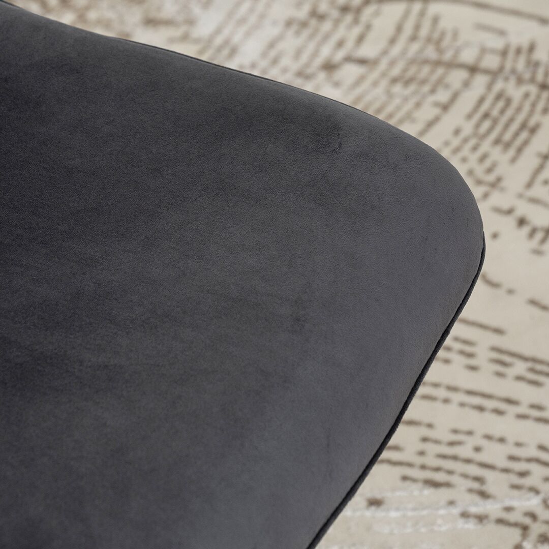 Sentio Swivel Dining Chair-Dark Grey - Image 6