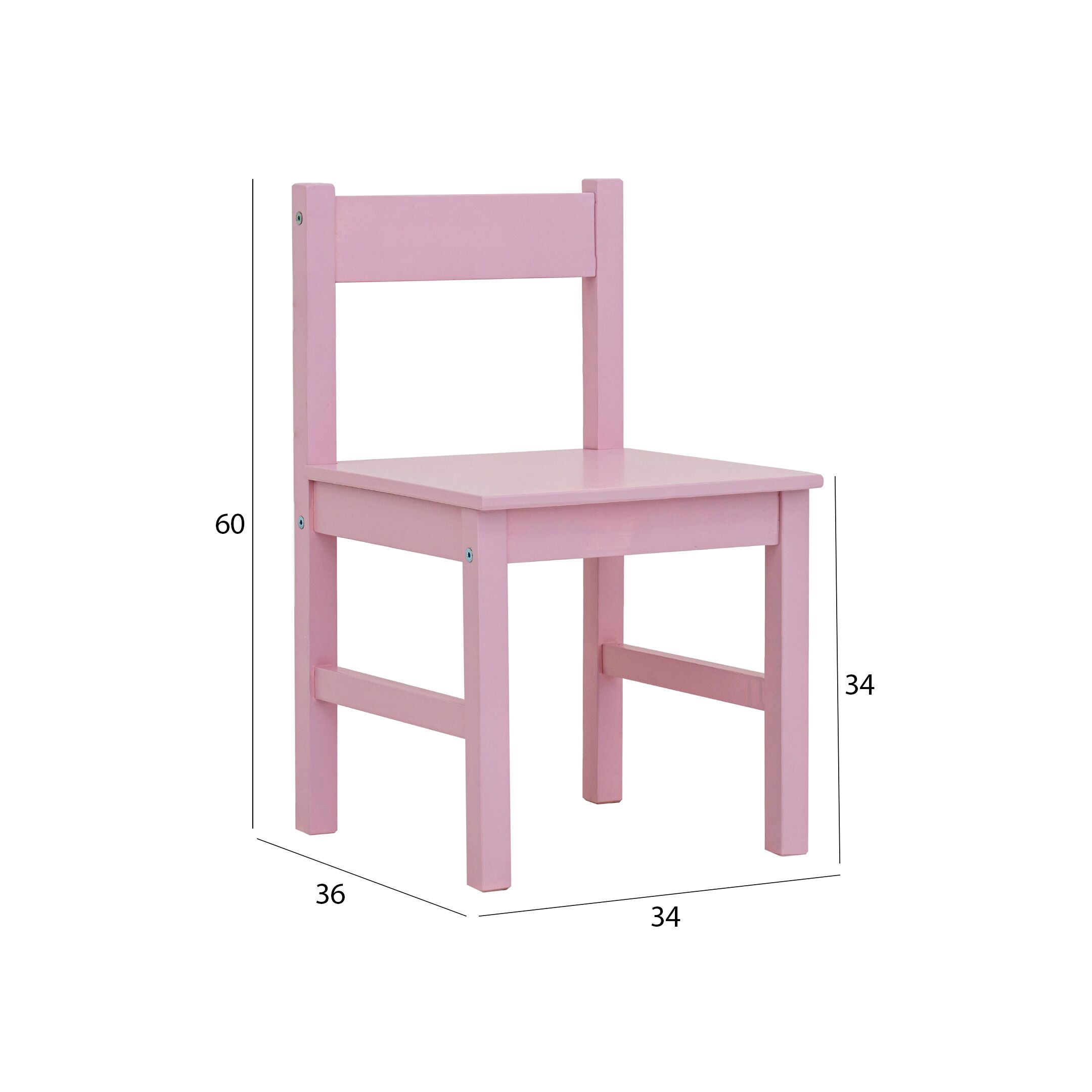 Kids Study Desk Set-Pink - Image 2