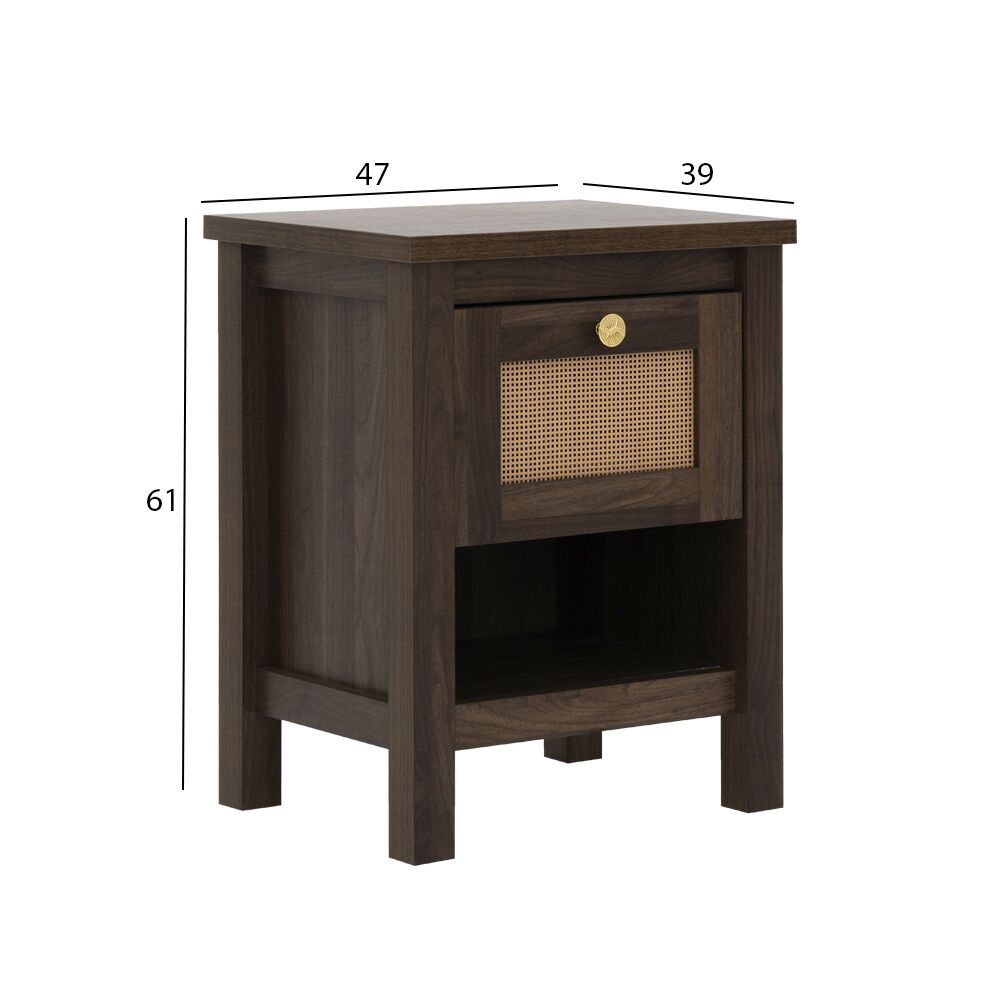 Agoda End Table-Walnut - Image 2
