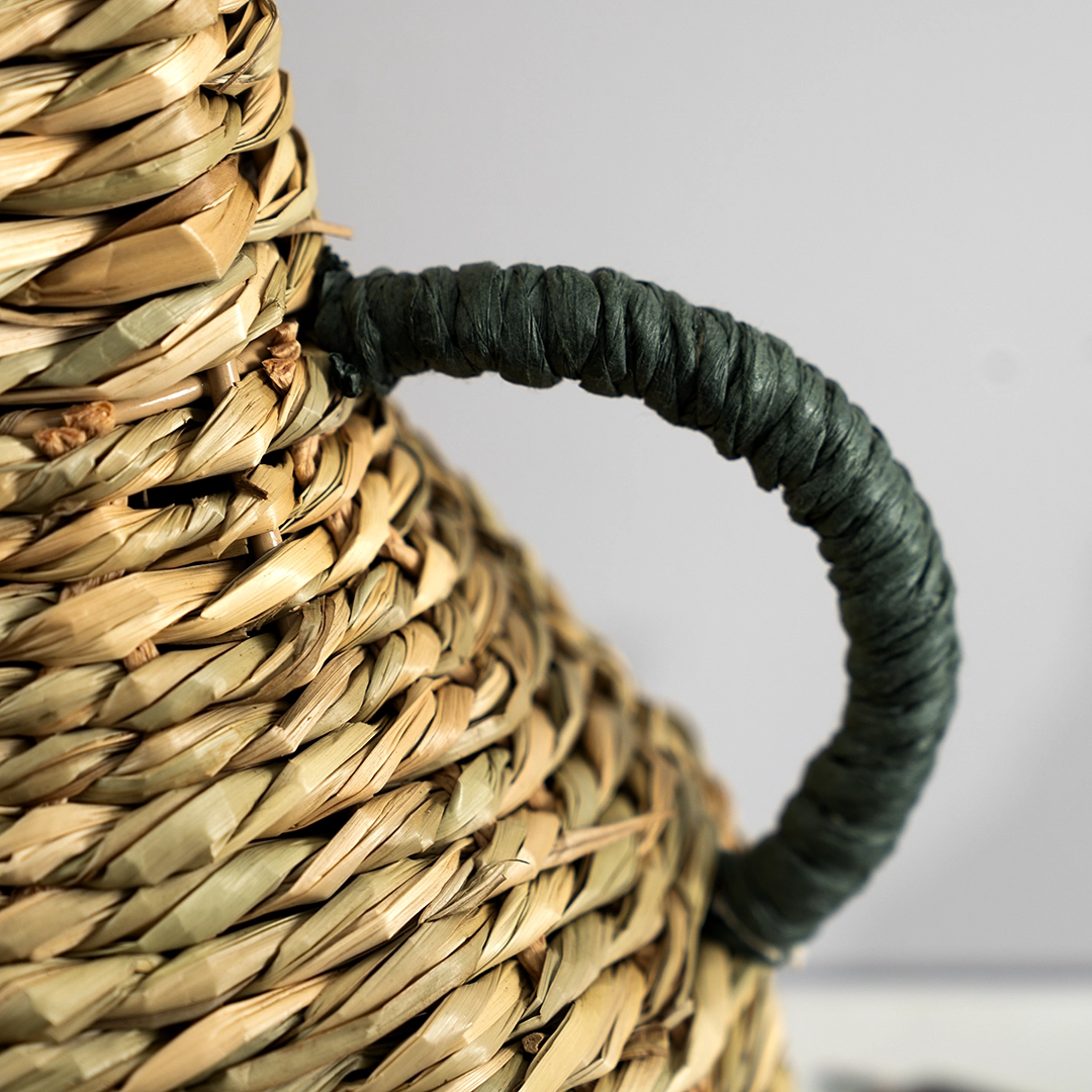 Auden seagrass vase 19x18x25CM - Image 3