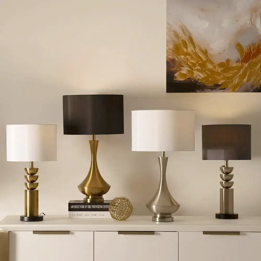 Avero metal table lamp silver 35x35x62cm - Image 4
