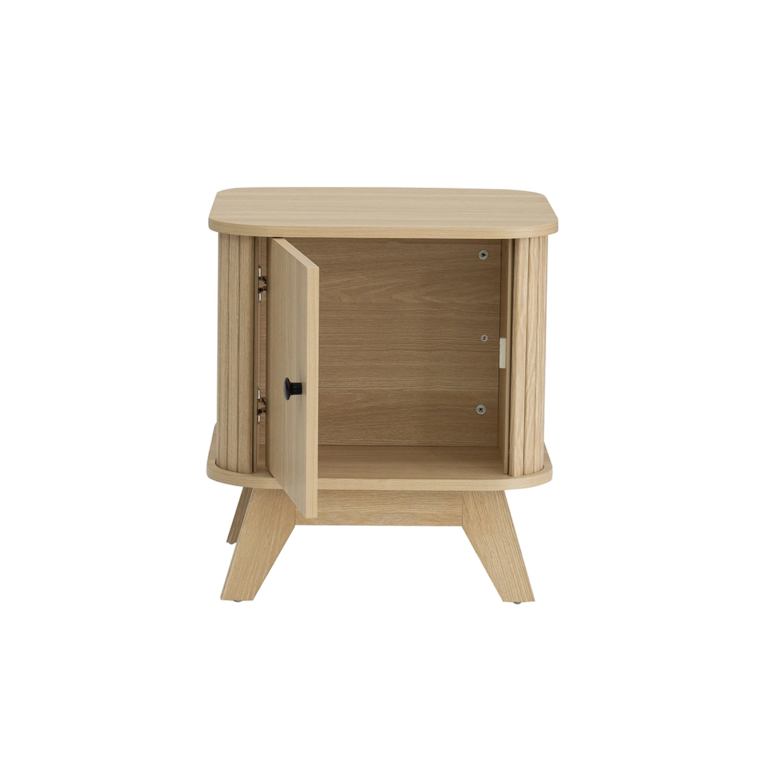 Moon End Table-Oak - Image 3