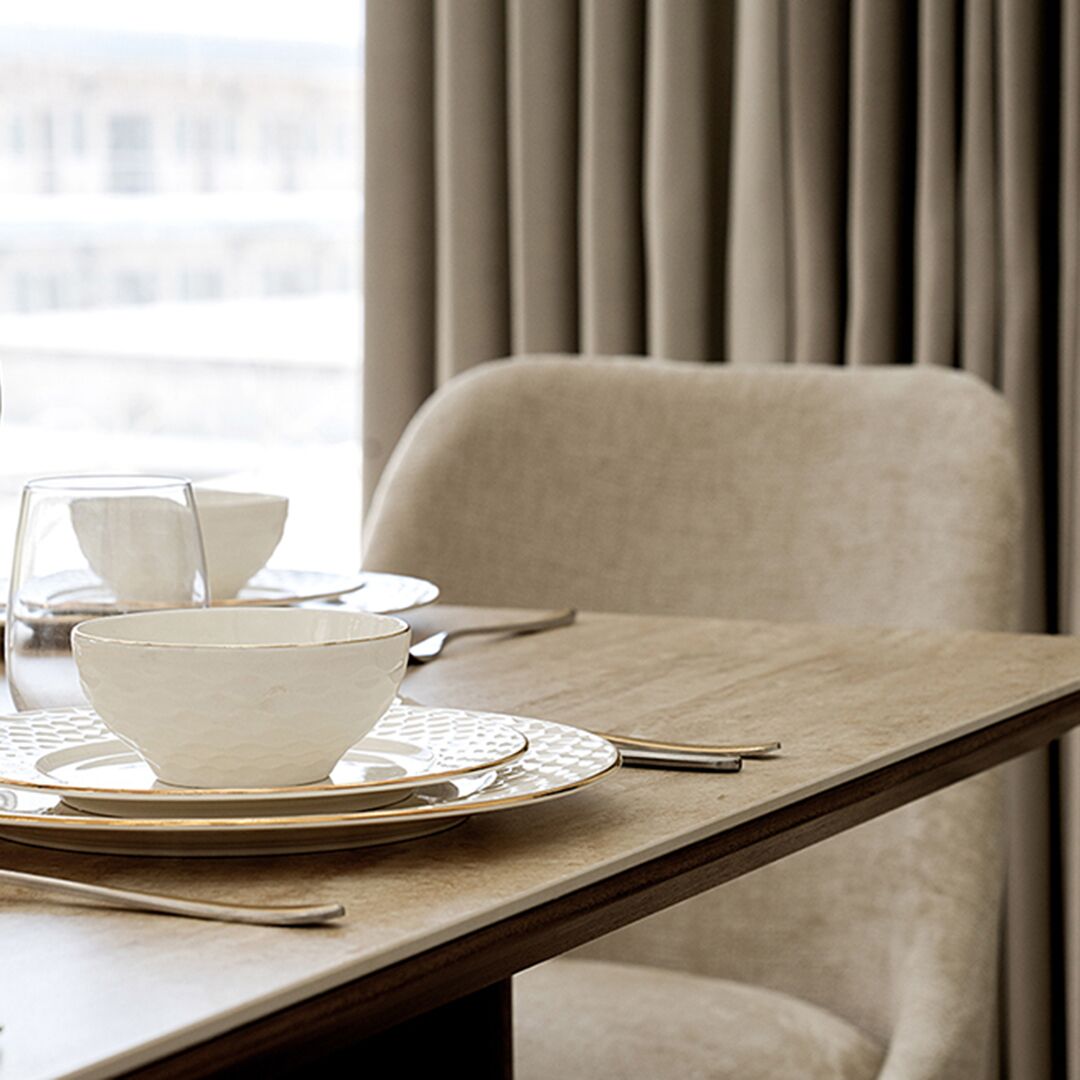 Selena Ceramic Top 6-Seater Dining Set - Image 7
