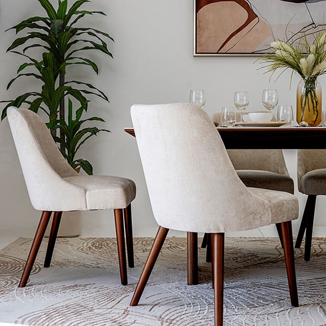 Selena Ceramic Top 6-Seater Dining Set - Image 8