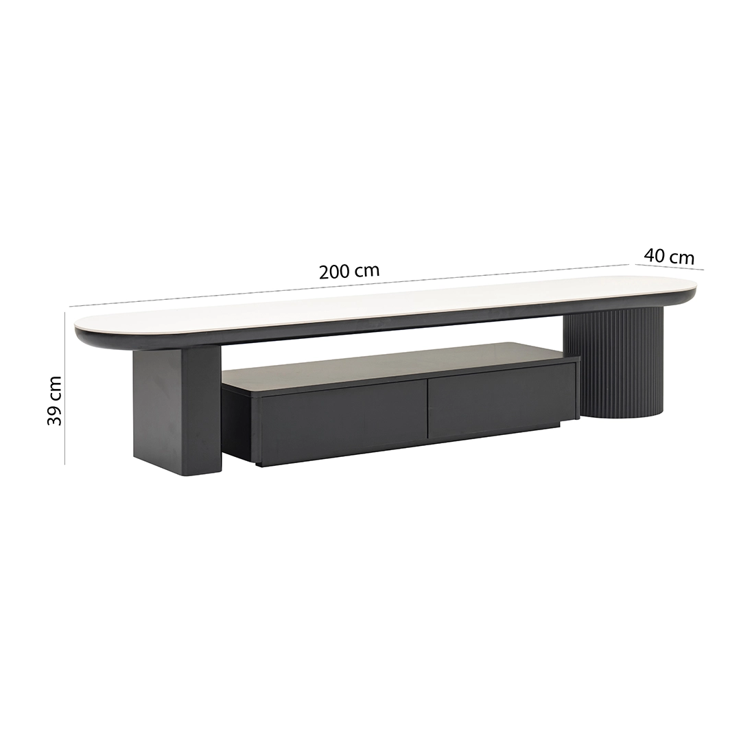Freedo Tv Unit-Black - Image 2