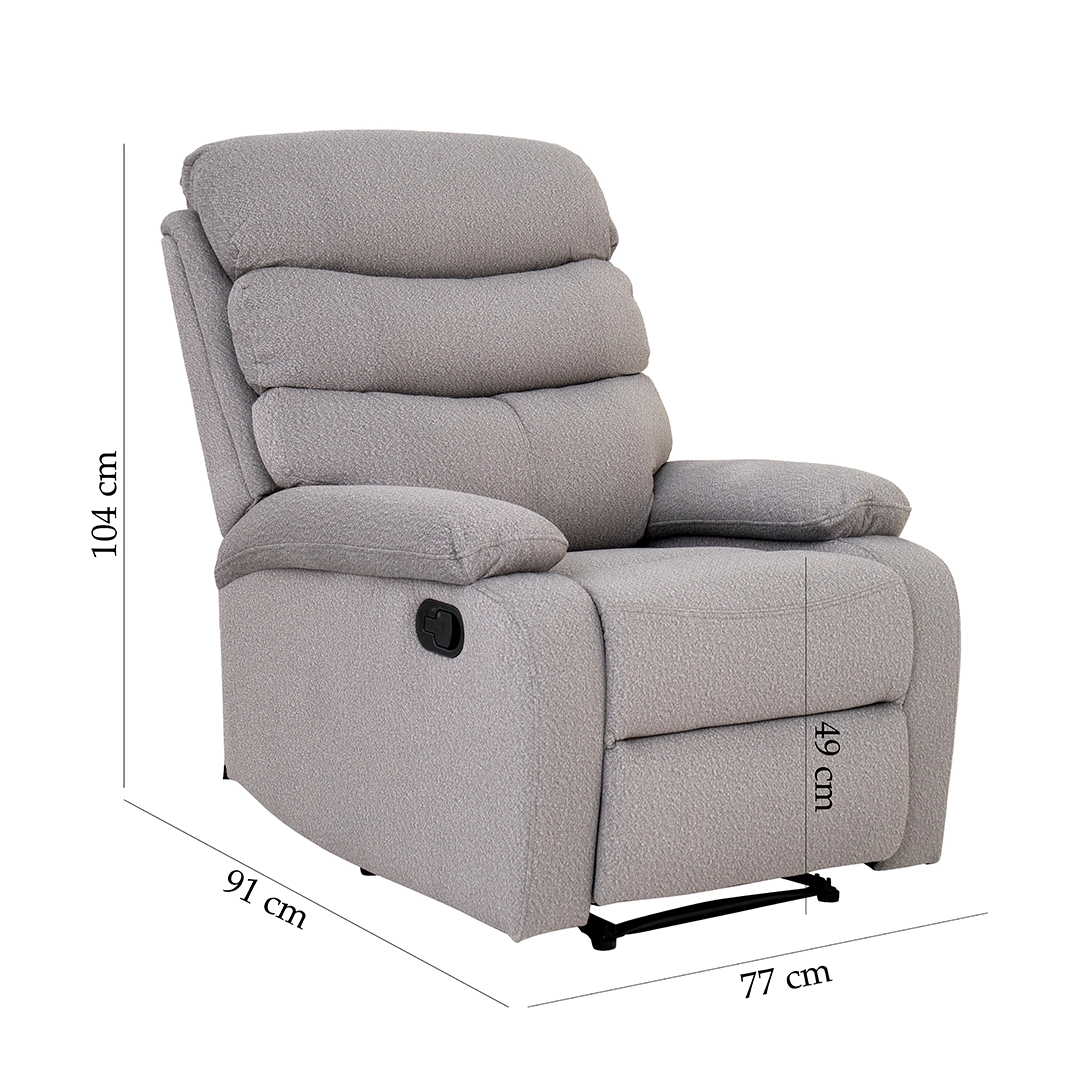 Alaska Recliner-Grey - Image 2