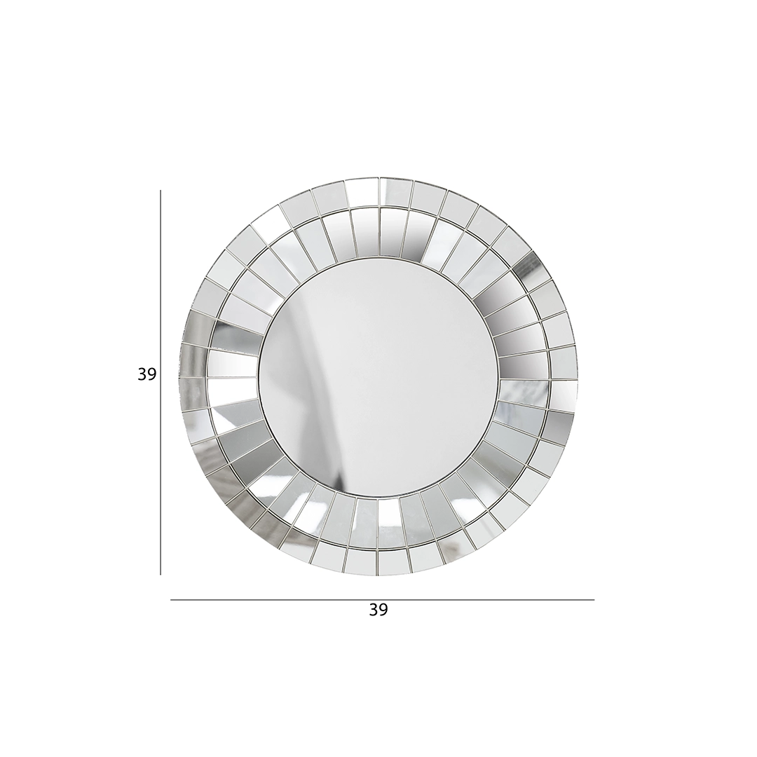 Sierra decorative wall mirror champagne 39x3X39 cm - Image 2