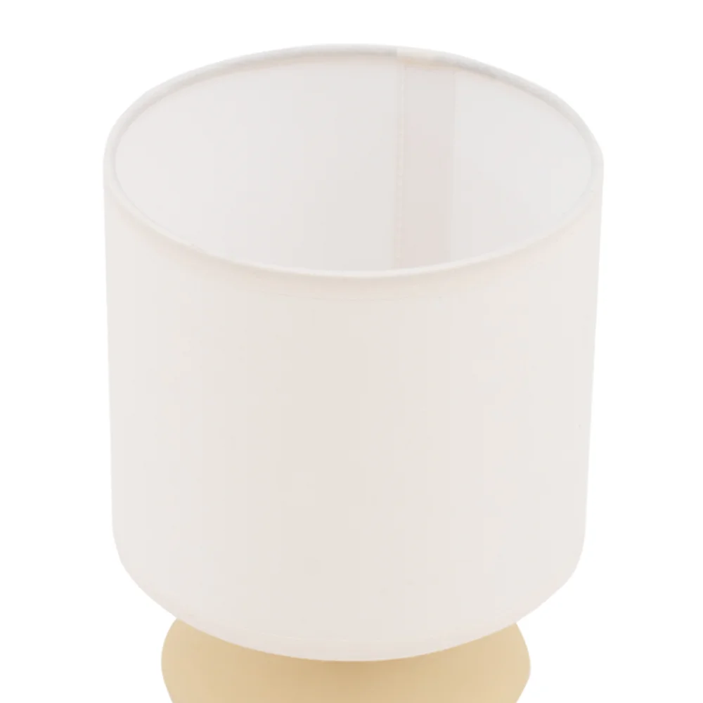 Tria ceramic table lamp Beige 14x14x22.5cm - Image 4