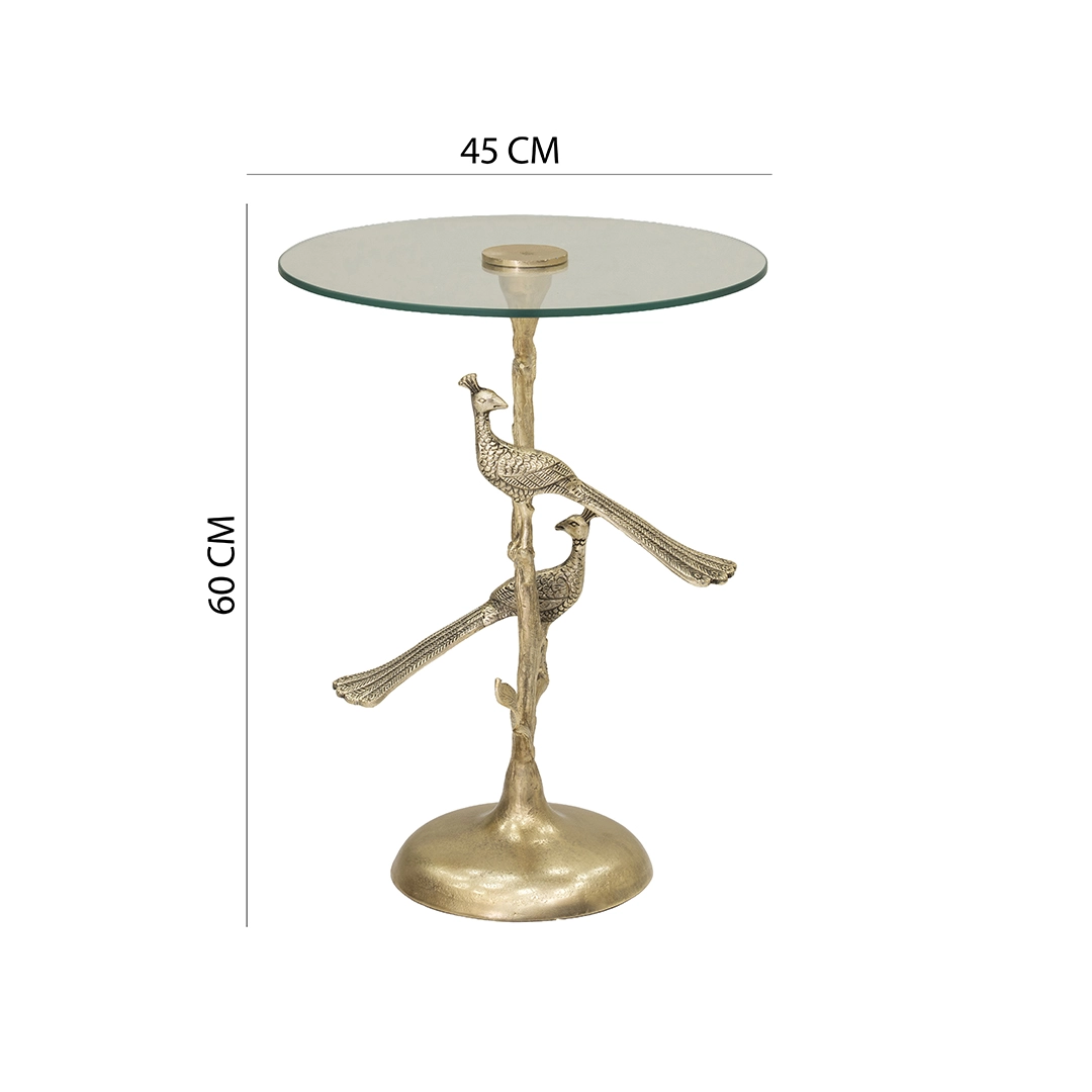 Twin Peacock Accent Table - Image 2