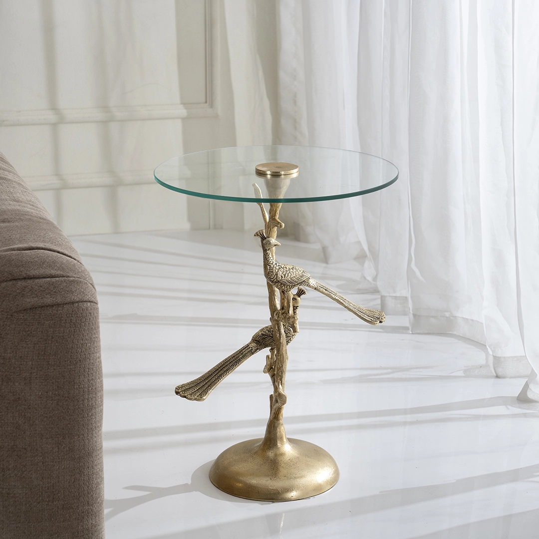 Twin Peacock Accent Table - Image 5
