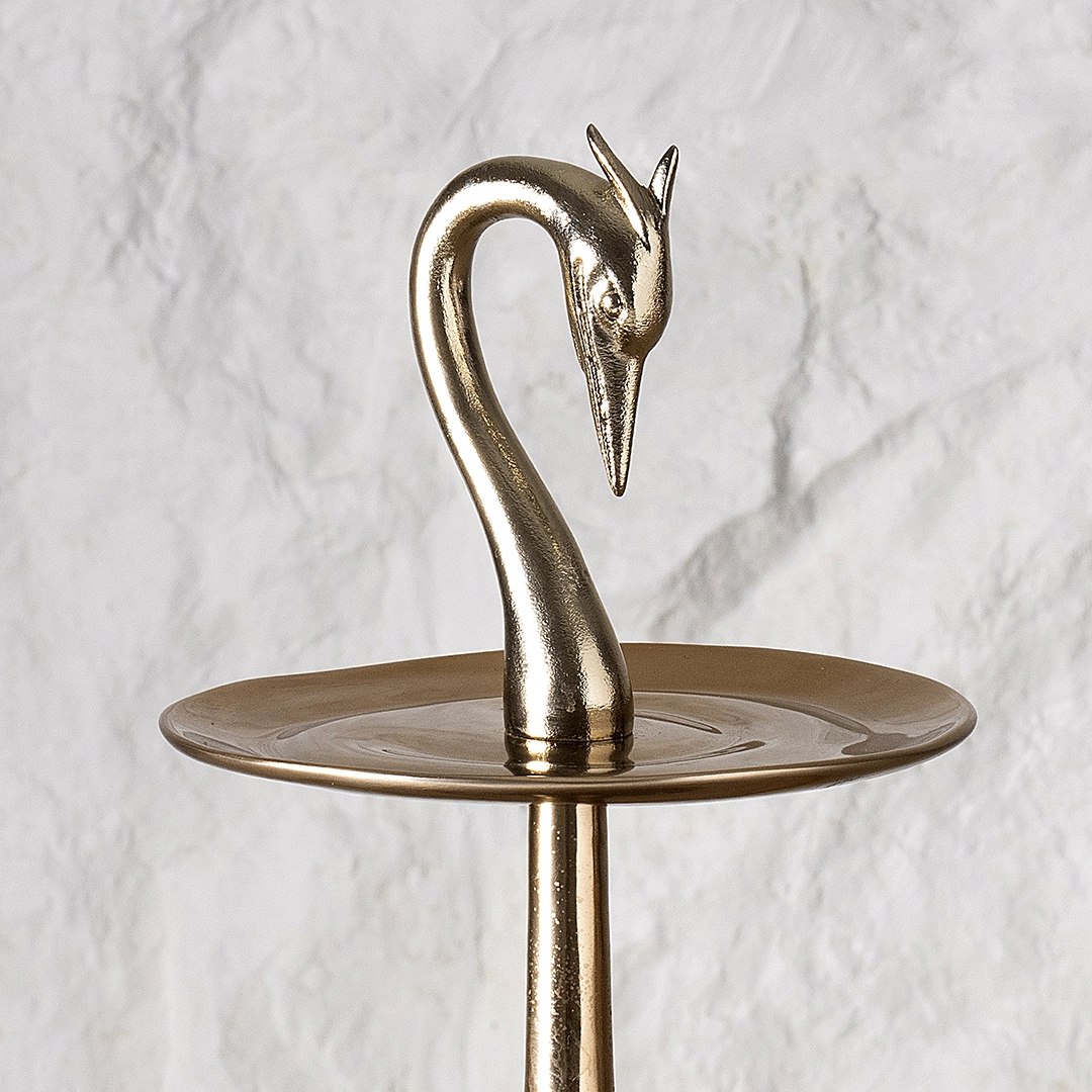 Serenya 2 Tier Cake Stand Gold & Bronze 26.5X26.5X31Cm - Image 2