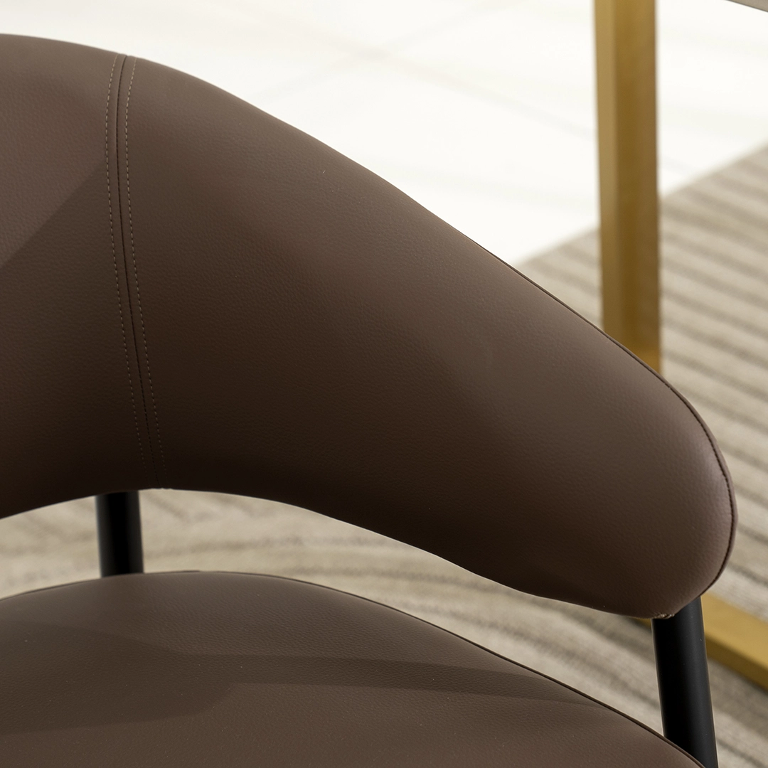 Olivia Dining Chair-Brown - Image 7