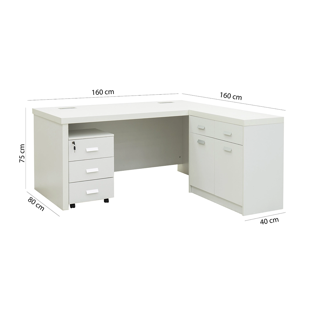Sky Office Table-White - Image 2