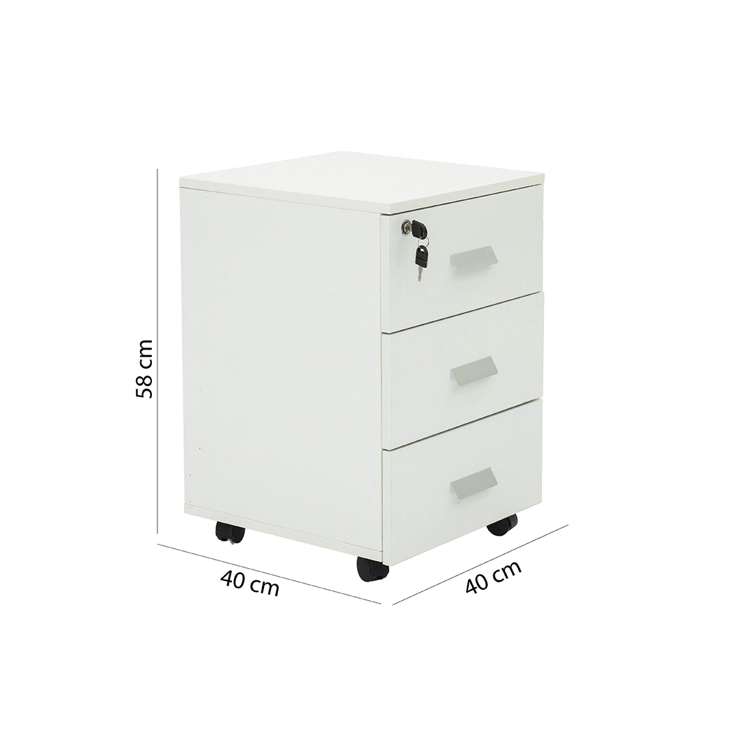 Sky Office Table-White - Image 3