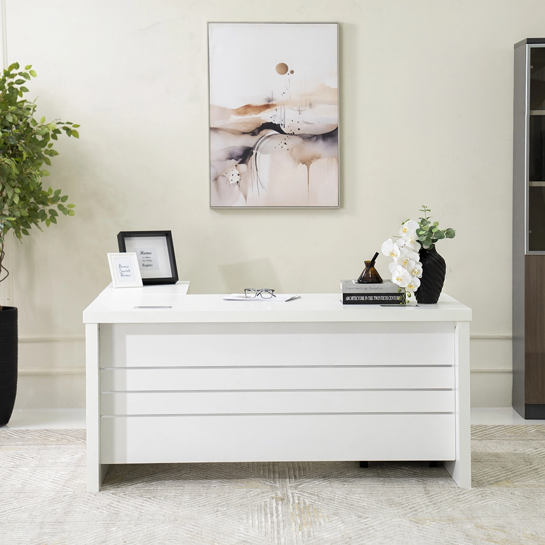 Sky Office Table-White - Image 4