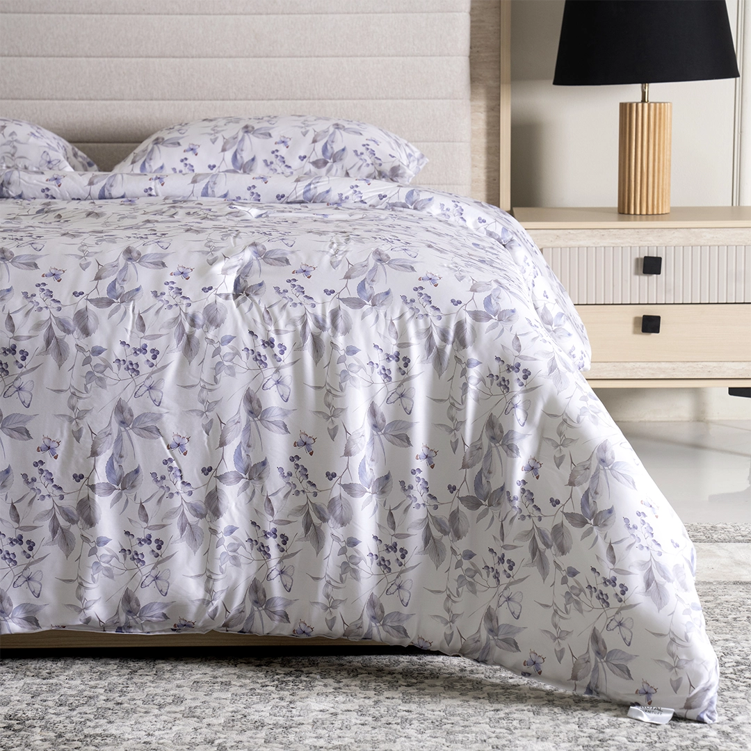 Impressa 4PCS Floral Print Comforter Set Multicolour - Image 3