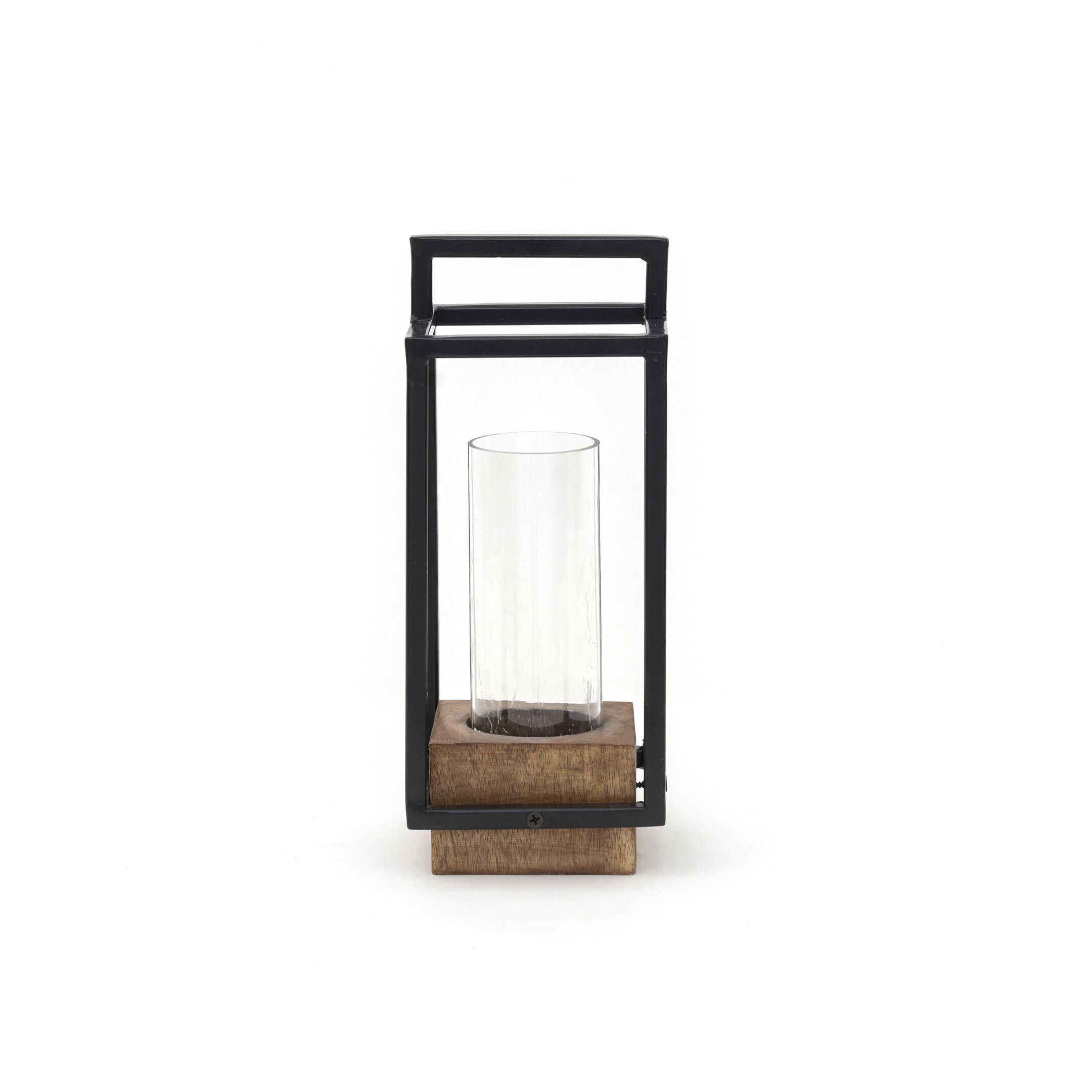 Keeth Wooden Metal Candle Holder – 12.5 cm - Image 3