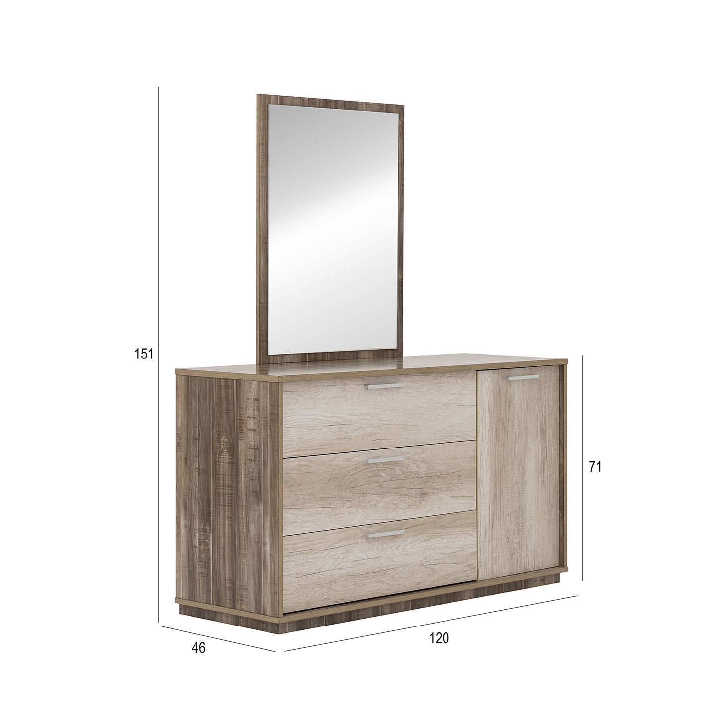 Concerto Dresser with Mirror - Image 2