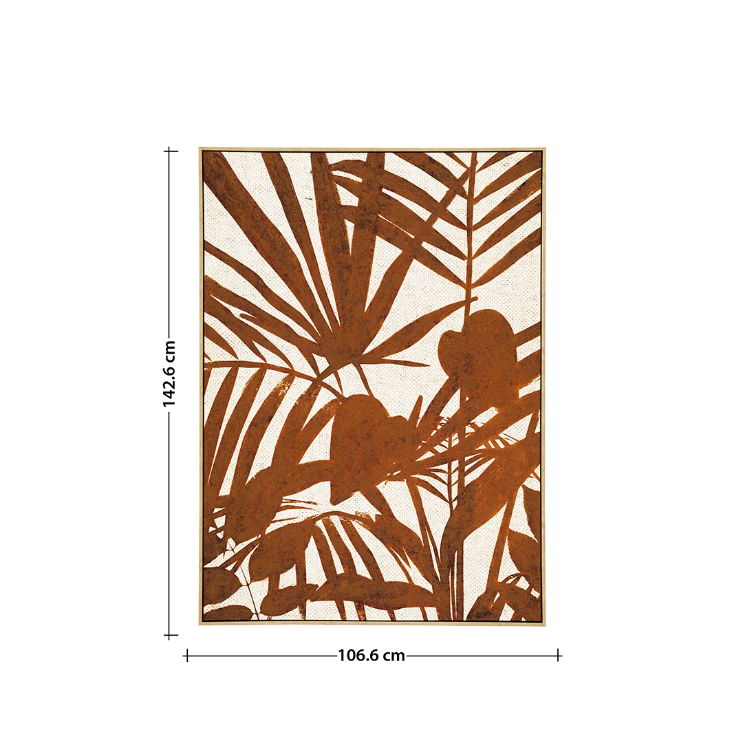Elm framed canvas wall art 102.6×4.3×142.6cm - Image 2