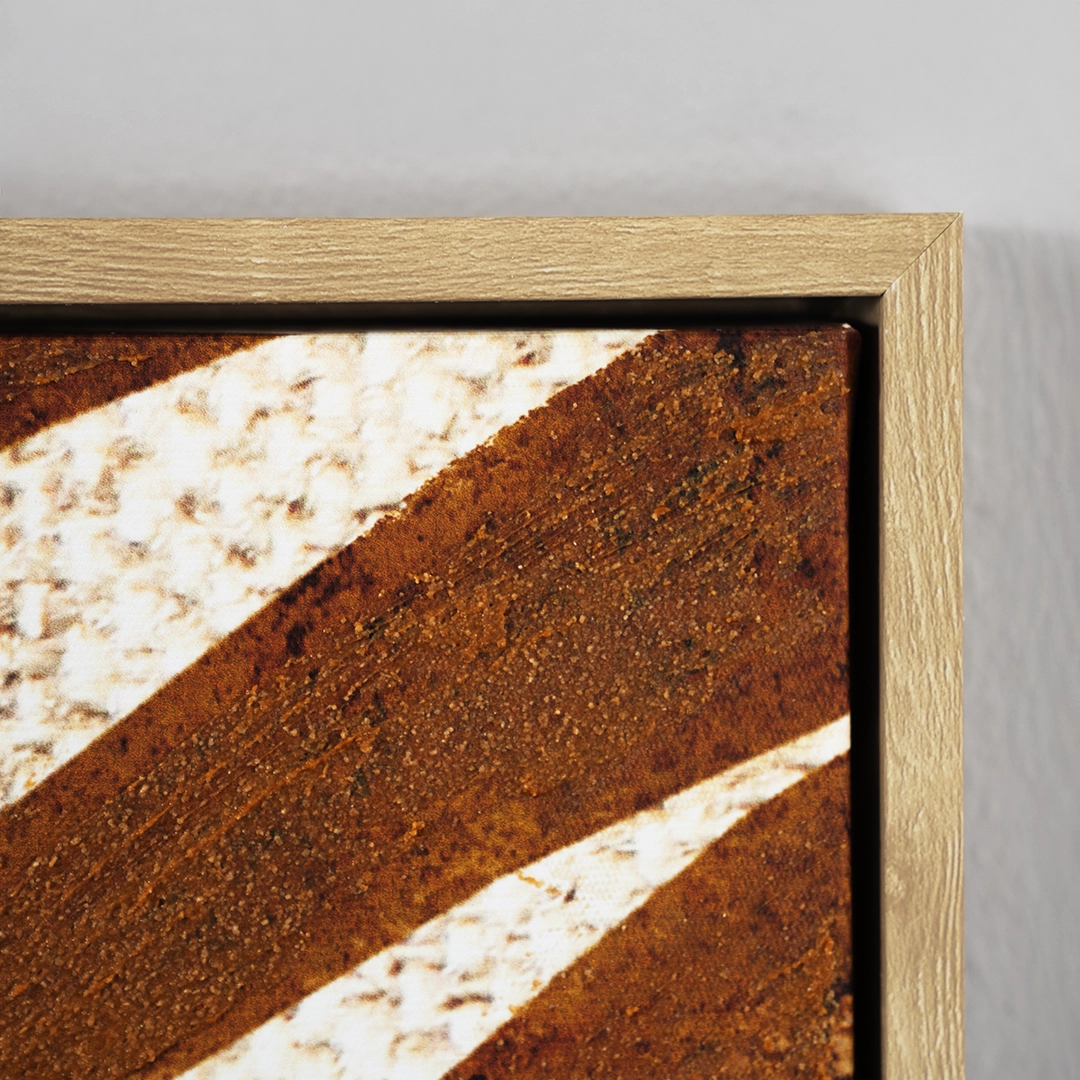 Elm framed canvas wall art 102.6×4.3×142.6cm - Image 4
