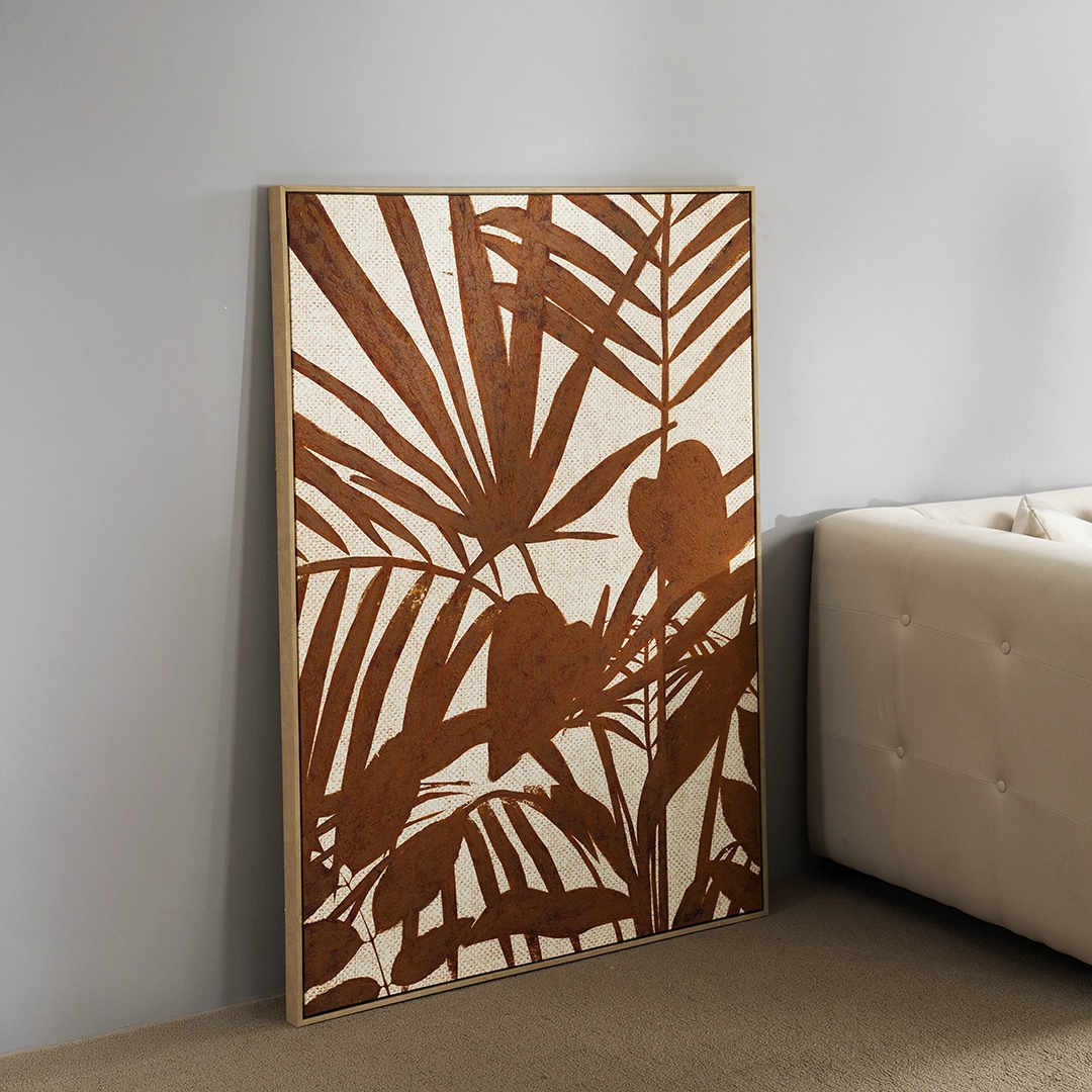 Elm framed canvas wall art 102.6×4.3×142.6cm - Image 5