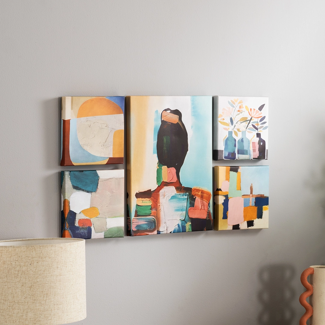 Elm set of 5 canvas art - Image 2