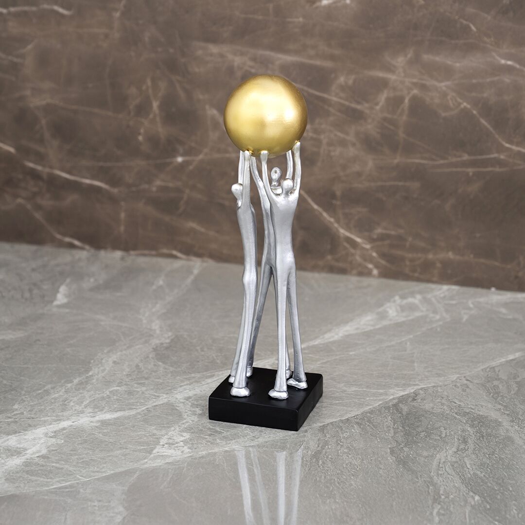 Auric Polyresin teamwork accent 10 x 10 x 36 cm - Image 3
