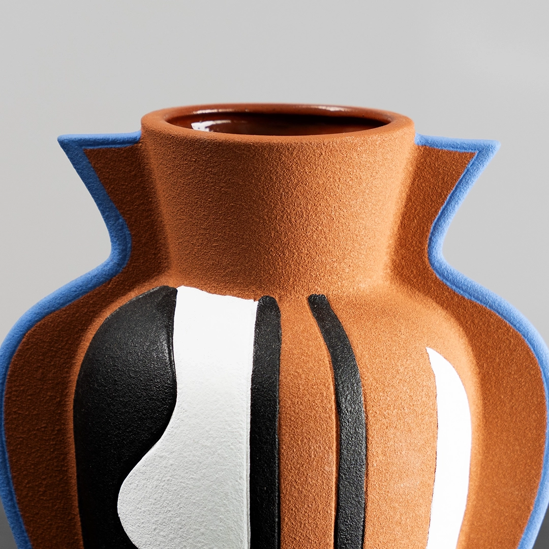 Auden ceramic vase 18.4X12.3X20.1cm - Image 4