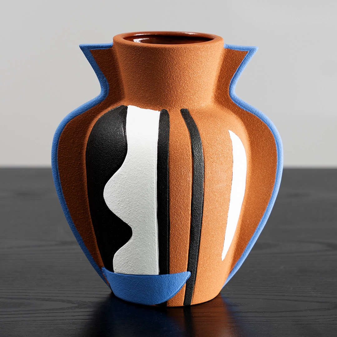 Auden ceramic vase 18.4X12.3X20.1cm - Image 5