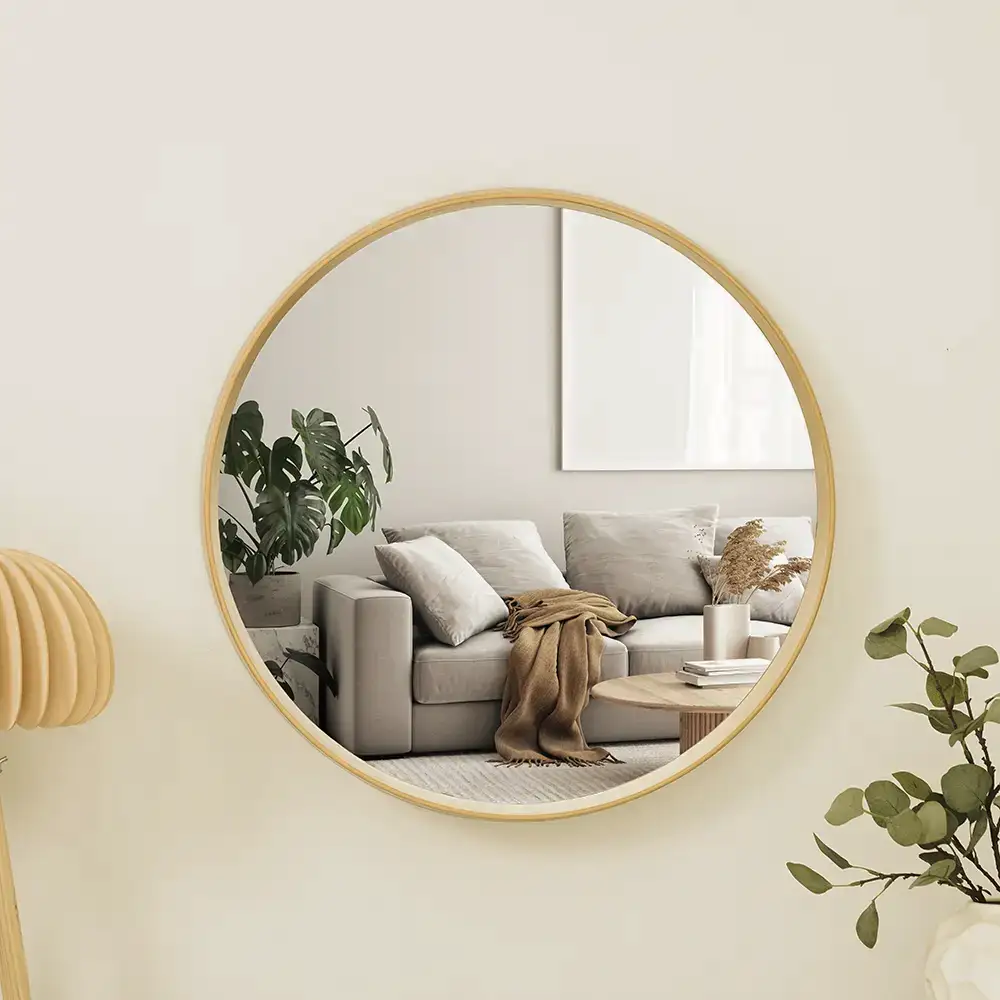 Sierra decorative mirror natural color 80X9.5X80CM - Image 4