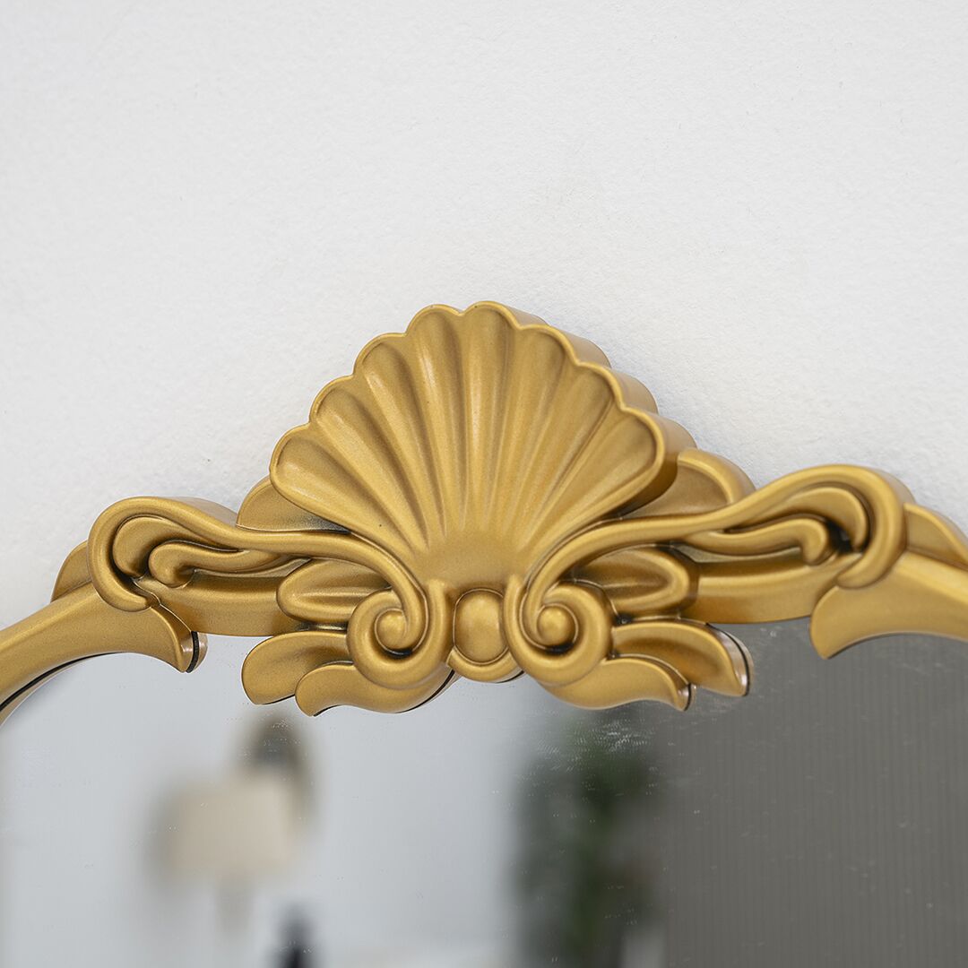 sierra decorative wall mirror gold 53×2.5x50cm - Image 3