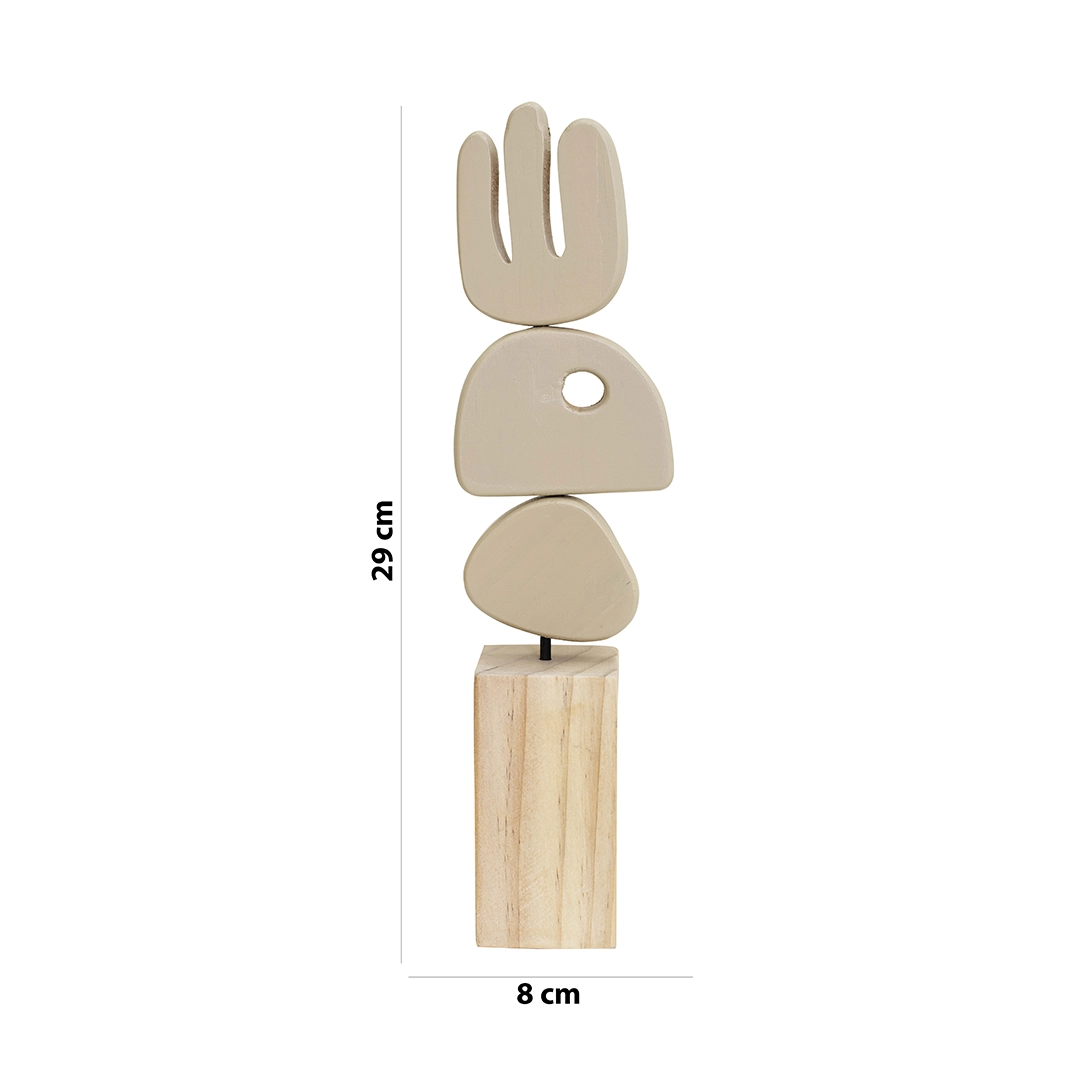 Auden wooden accent 8X5X29cm - Image 2