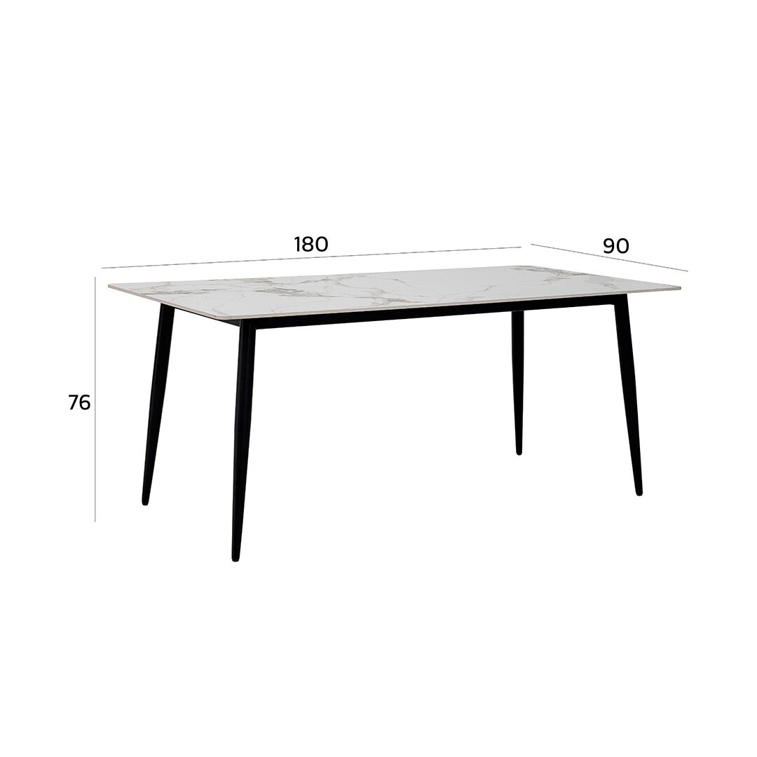 Senorita 6-Seater Sintered Stone Top Dining Set - Image 2