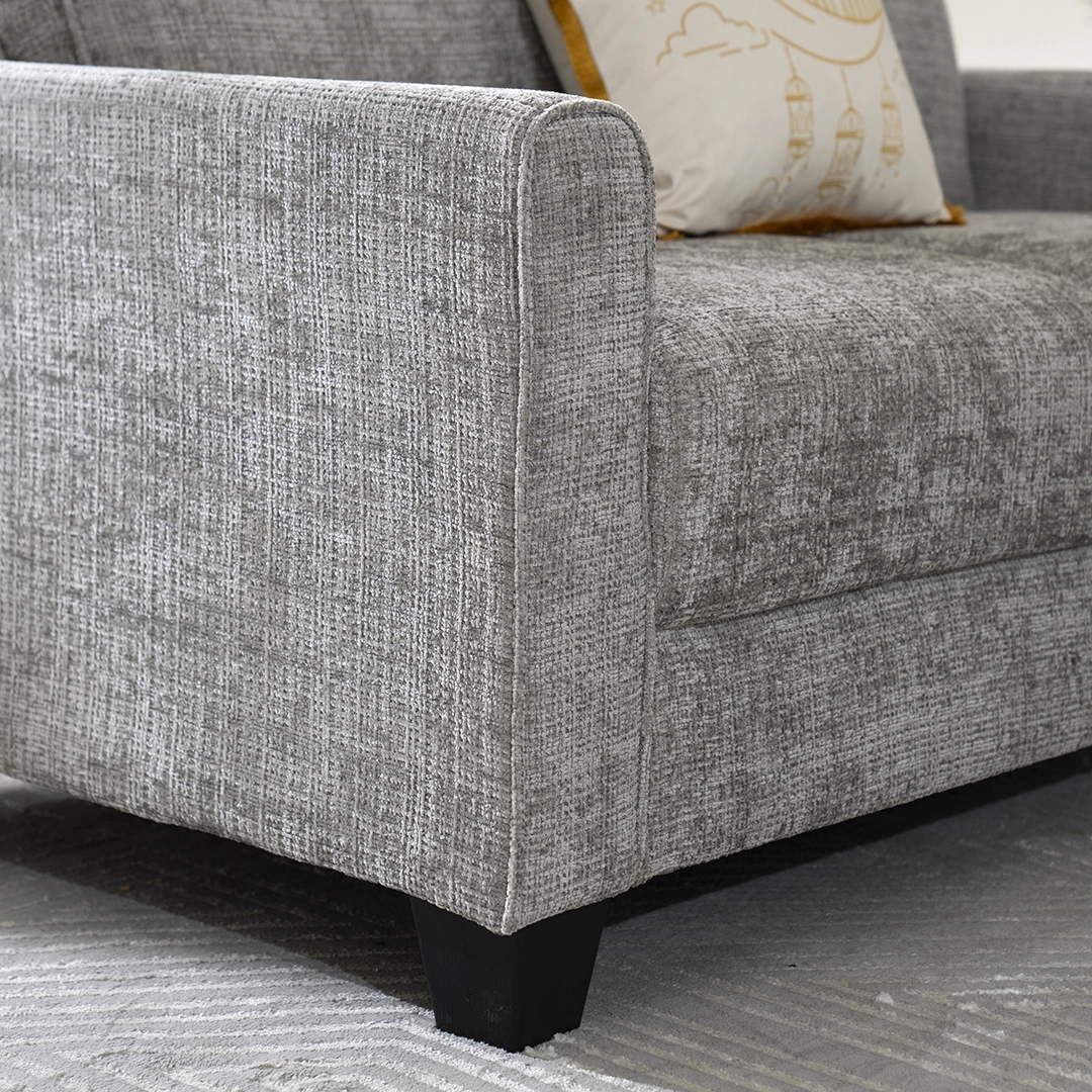 Bloom 6-Seater Sofa Set-Metal Grey - Image 11
