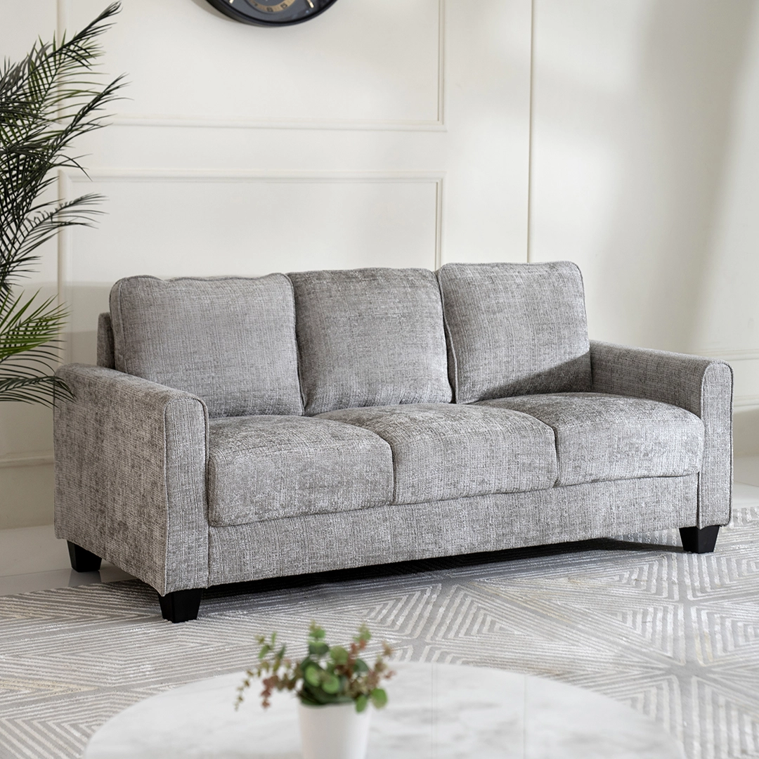 Bloom 6-Seater Sofa Set-Metal Grey - Image 5