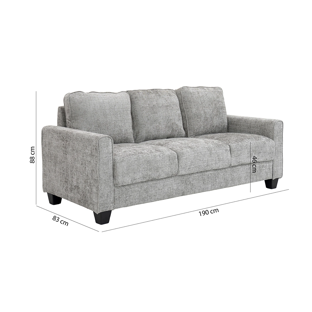 Bloom 6-Seater Sofa Set-Metal Grey - Image 13