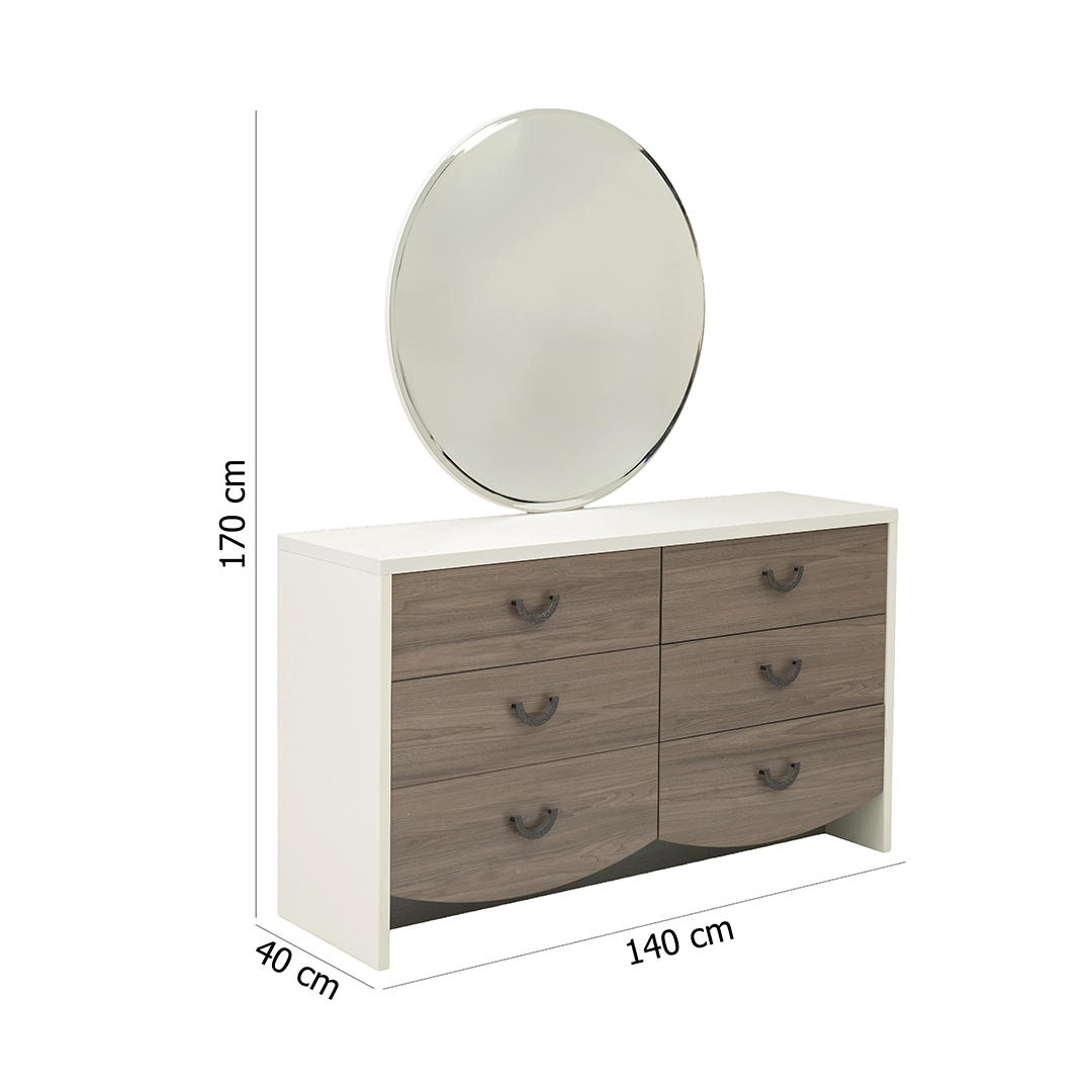 Lilian 6-Piece King Bedroom Set-180*200 cm - Image 4