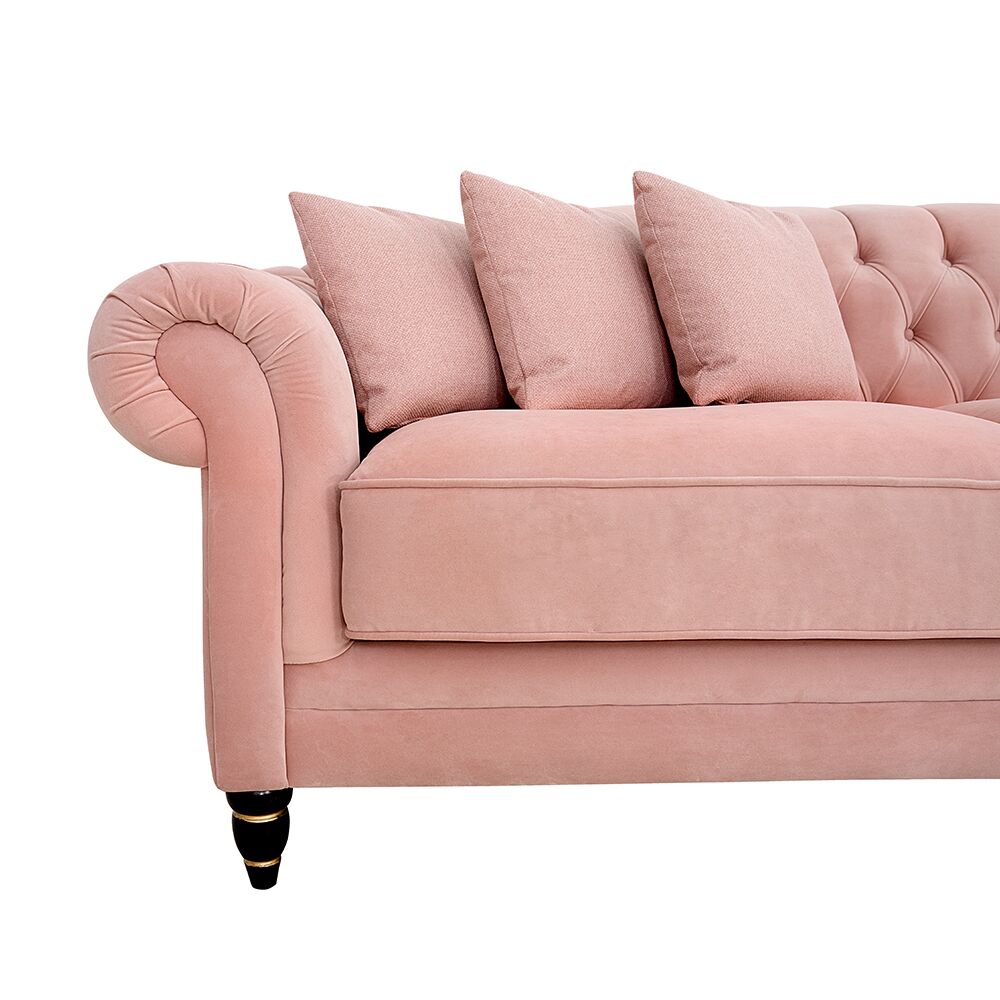 Pearl Chaise Sofa with Arm Chair - Image 2
