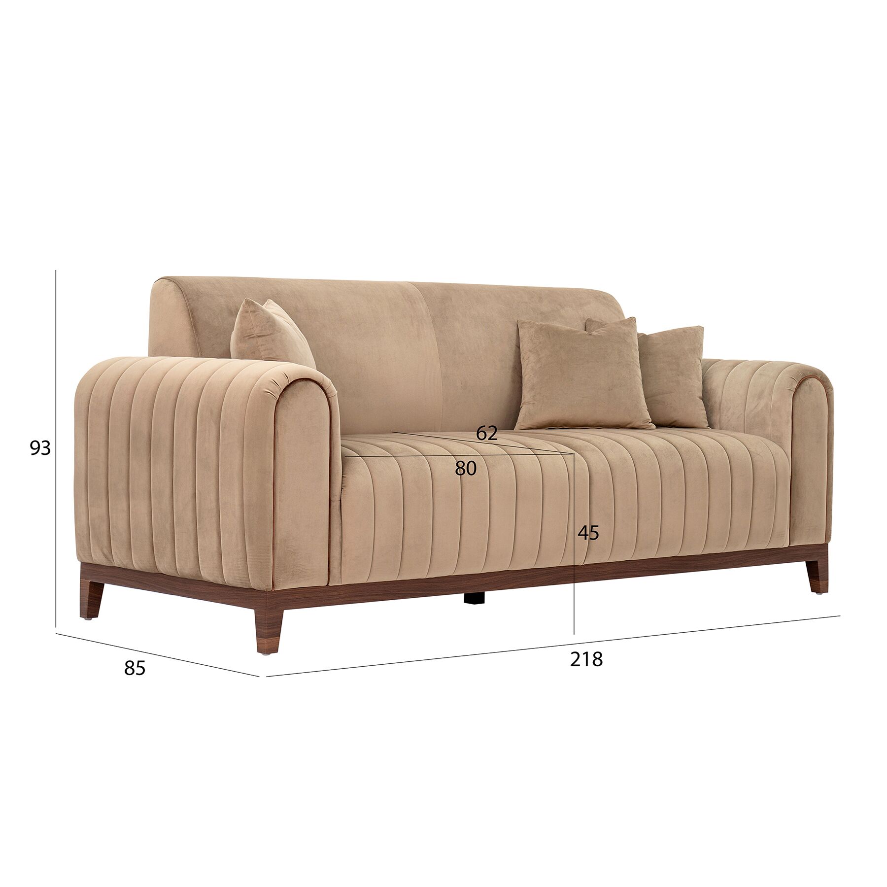 Amala 3 Seater Sofa - Image 2