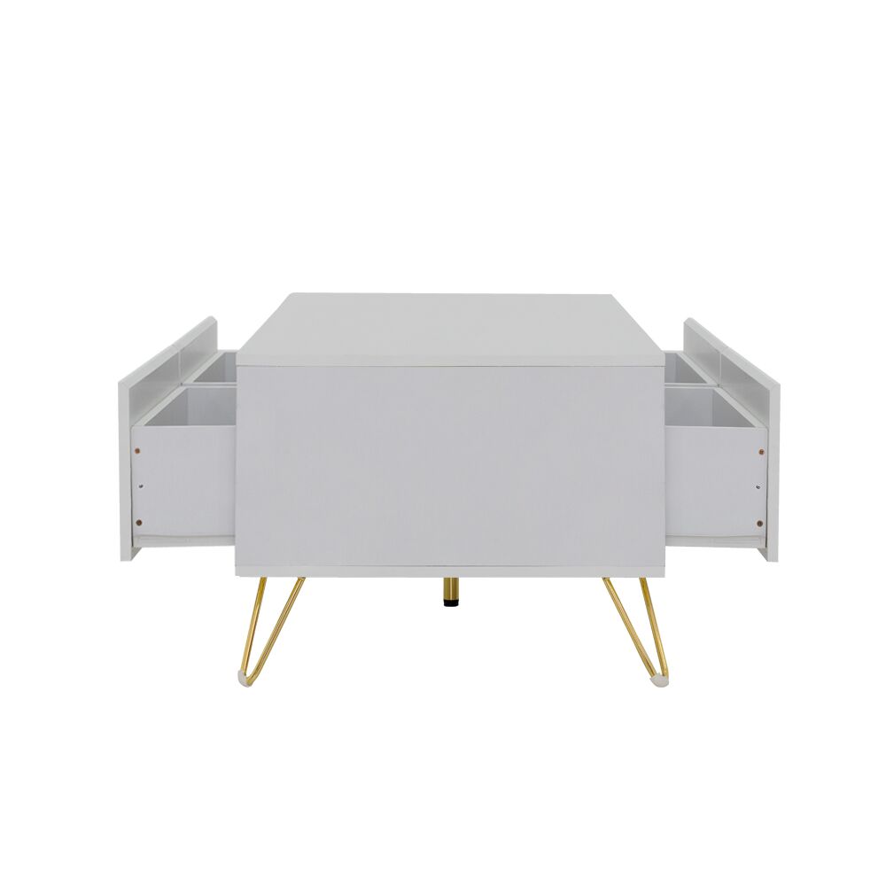 Stellate Coffee Table-White - Image 4