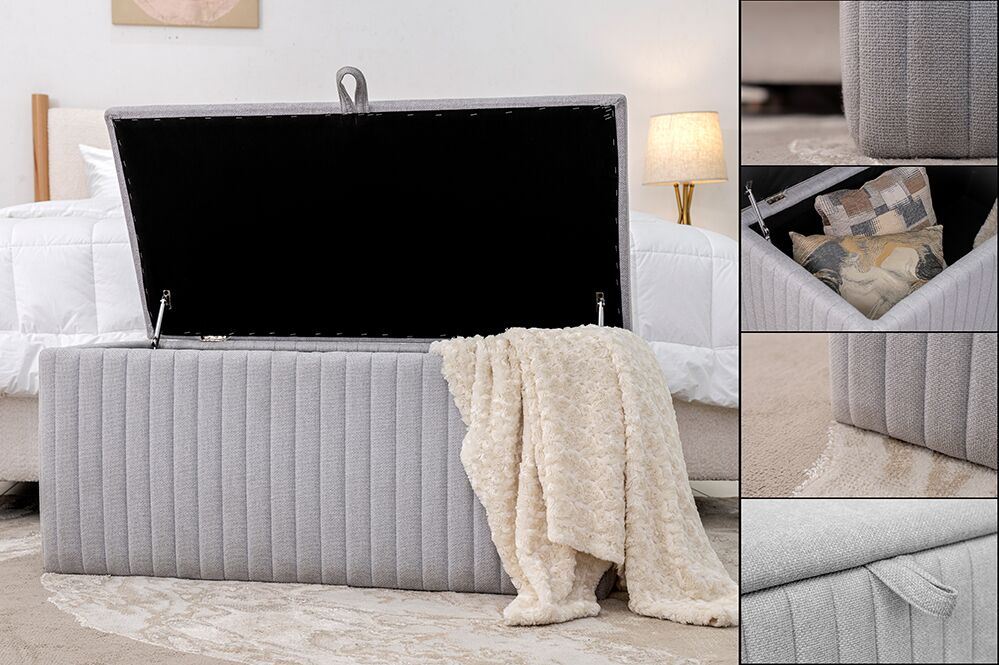 Melvin Bed Bench with Storage - Image 9